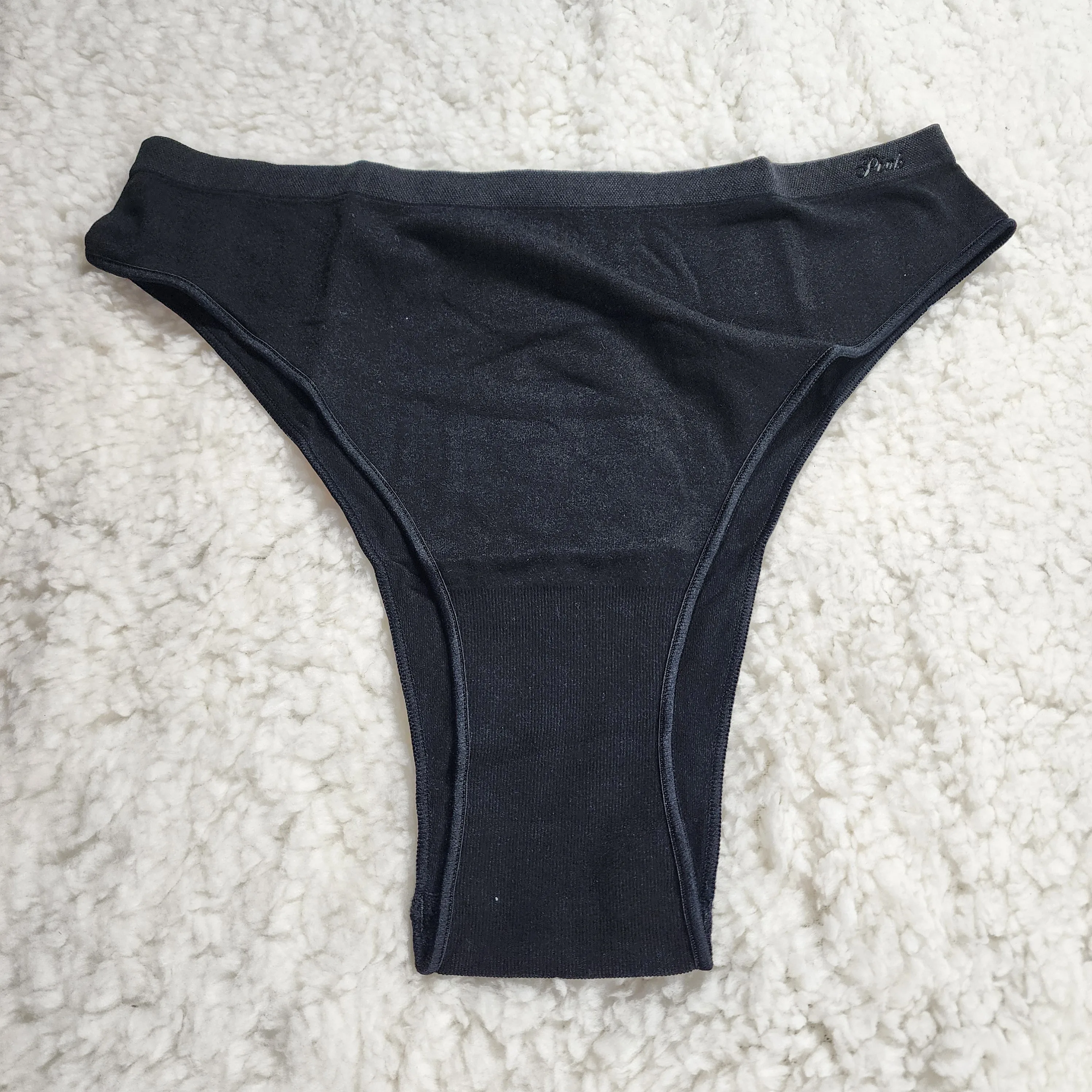 Lot of 3 Pink Victoria's Secret Panties, Size S, NEW WITH TAGS image indicator(9)