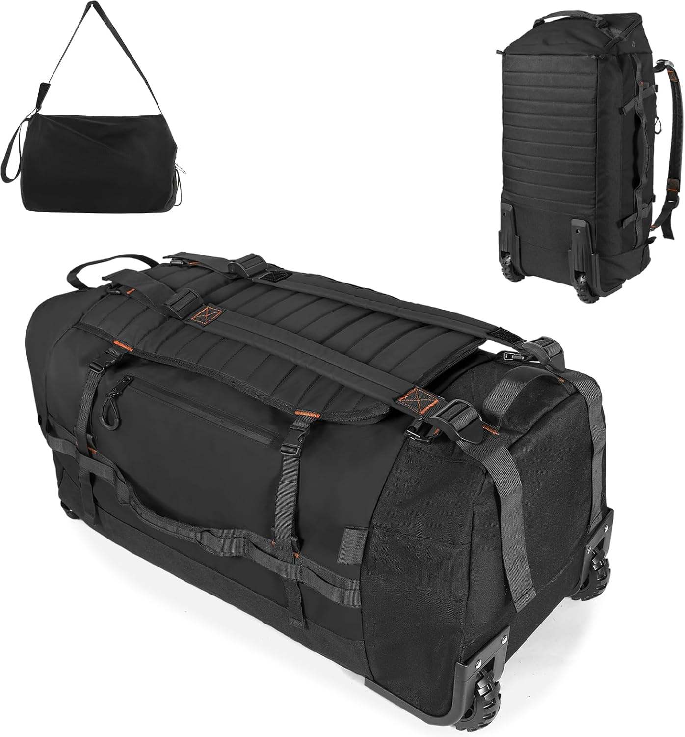 New 86L Folding Duffle Backpack w/ Wheels