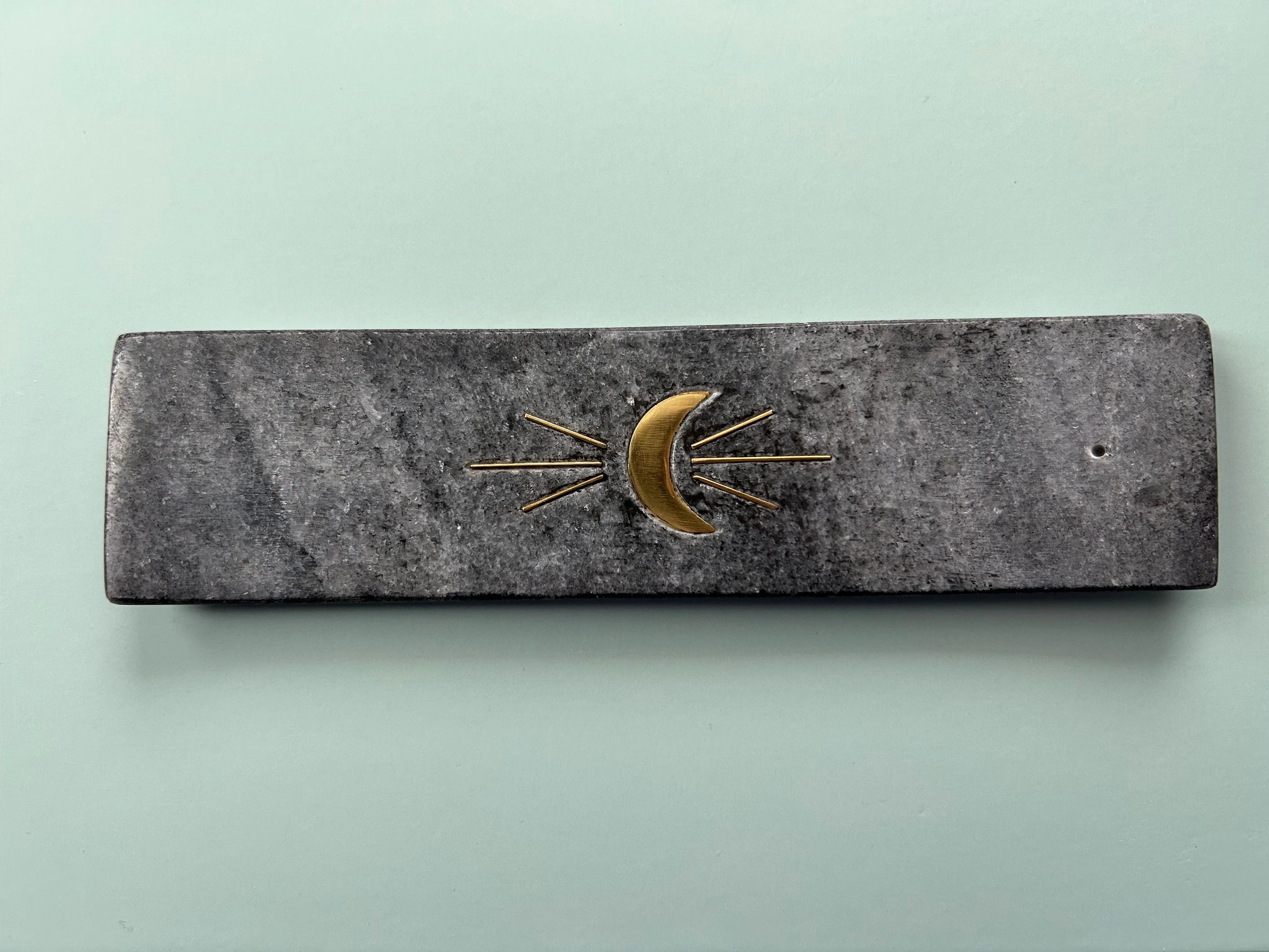 Indukala Marble Moon Incense Holder