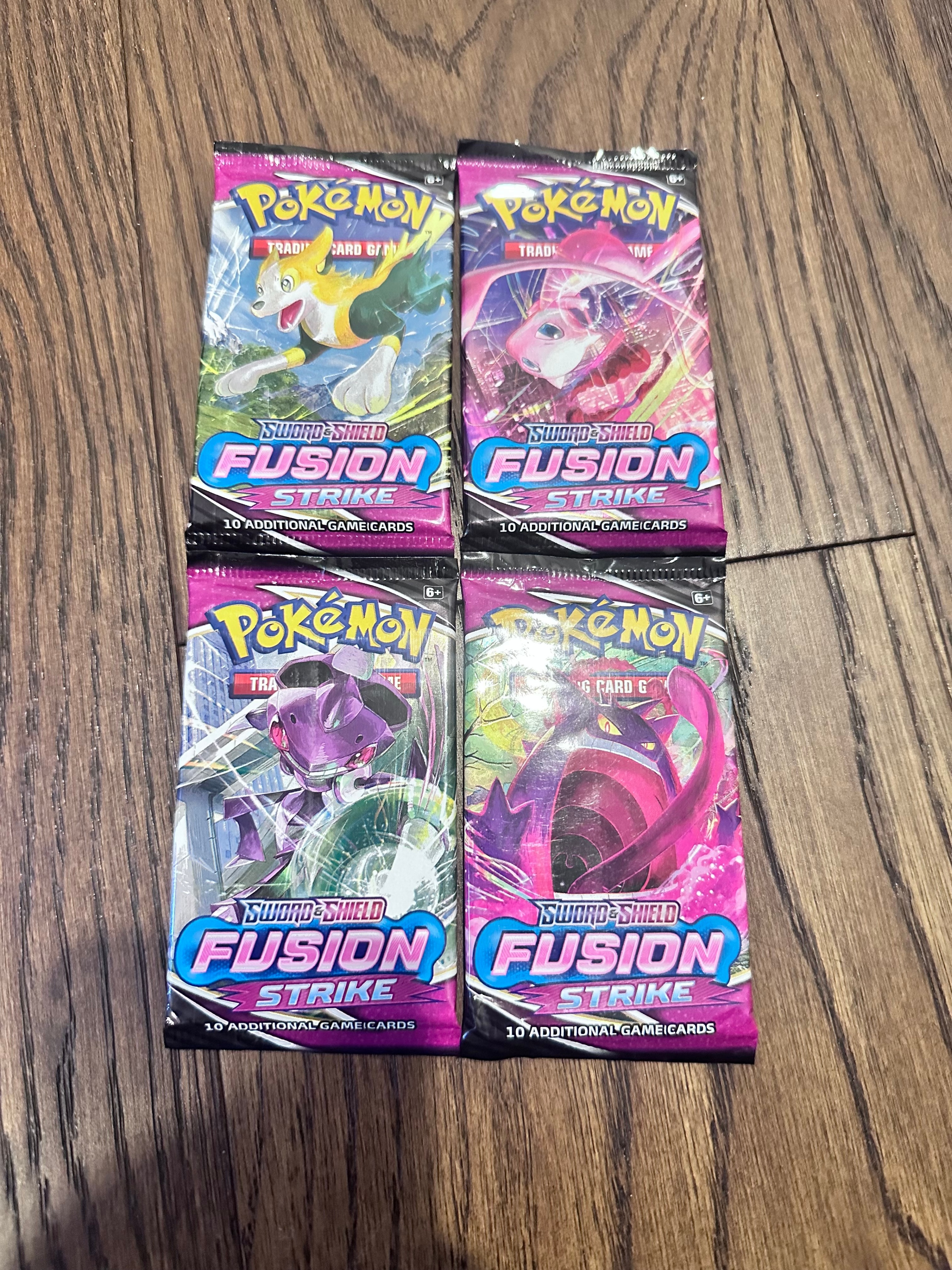 Pokemon Sealed Fusion Strike Packs