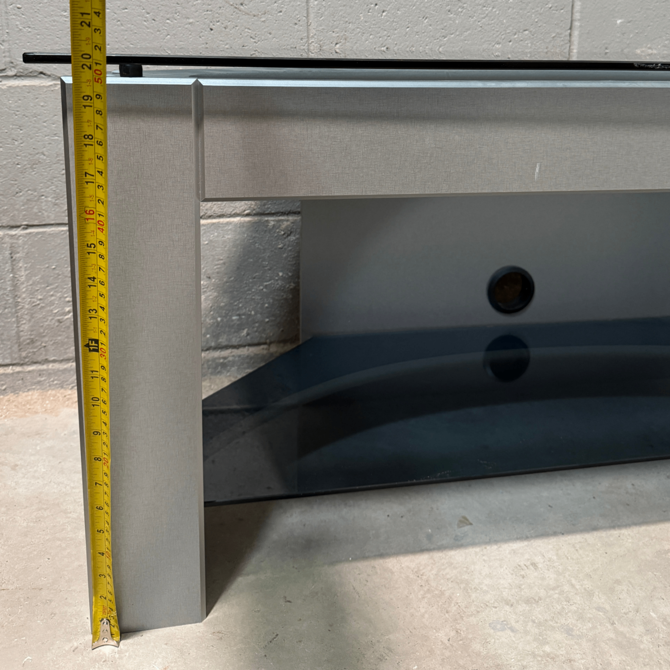 Glass & Metal TV Stand - photo 5
