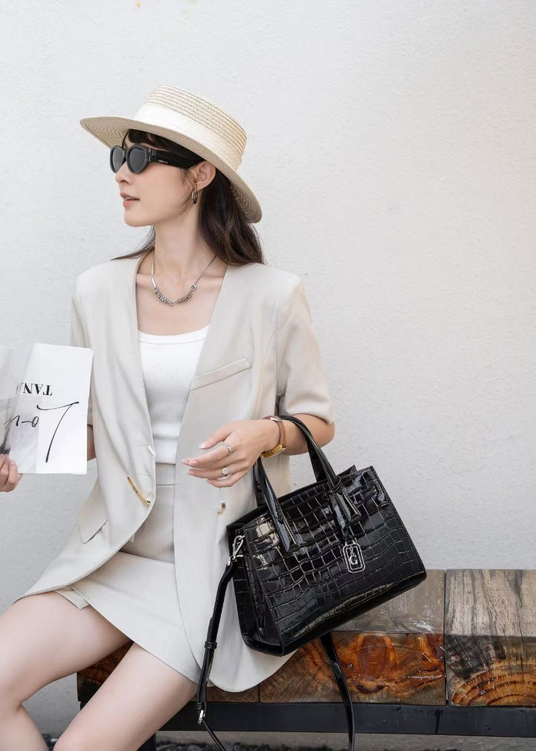 Genuine Leather Crossbody Bags for Women Trendy Purses - photo 5