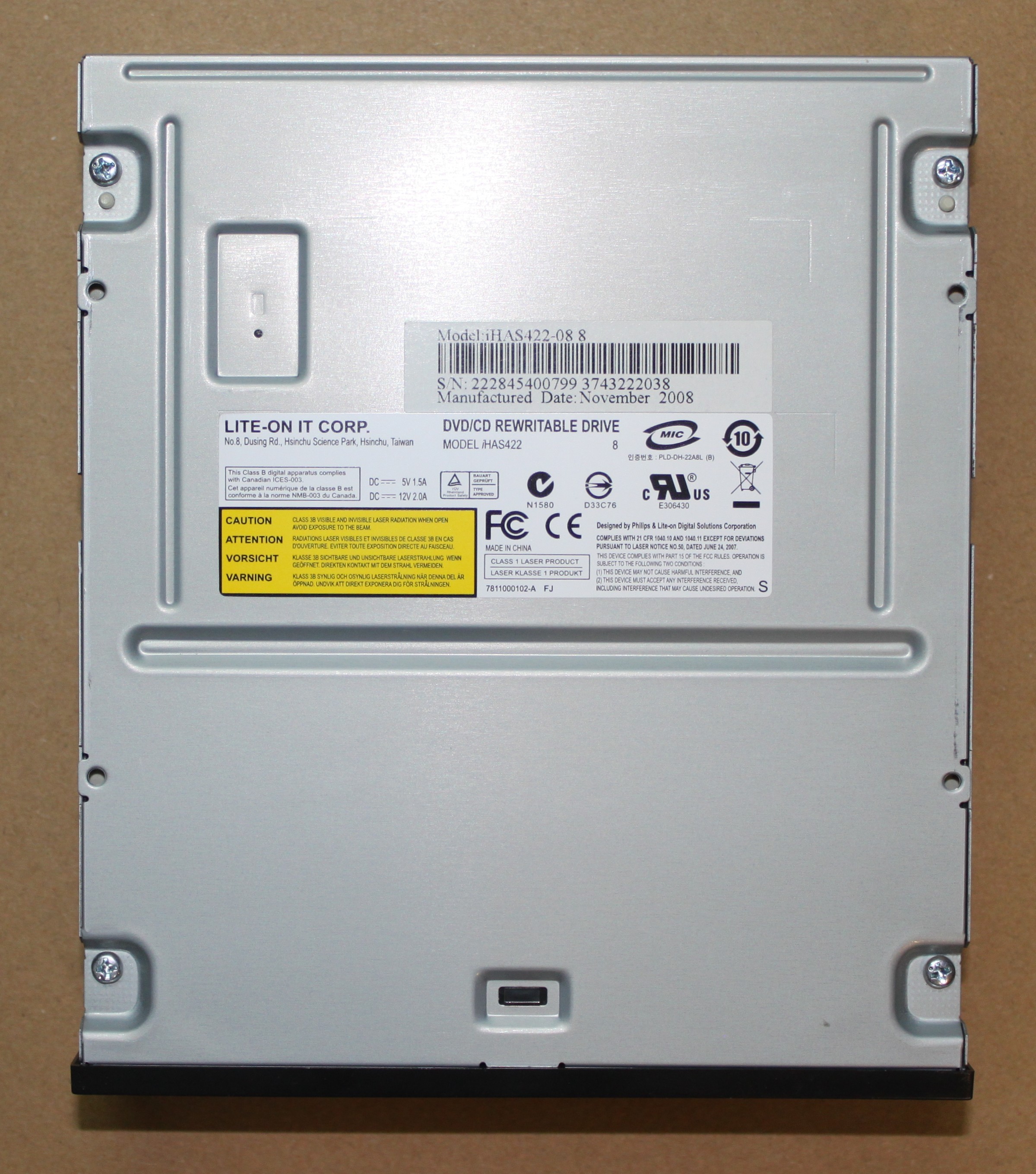 Lite-On DVD/CD rewritable Drive - photo 2