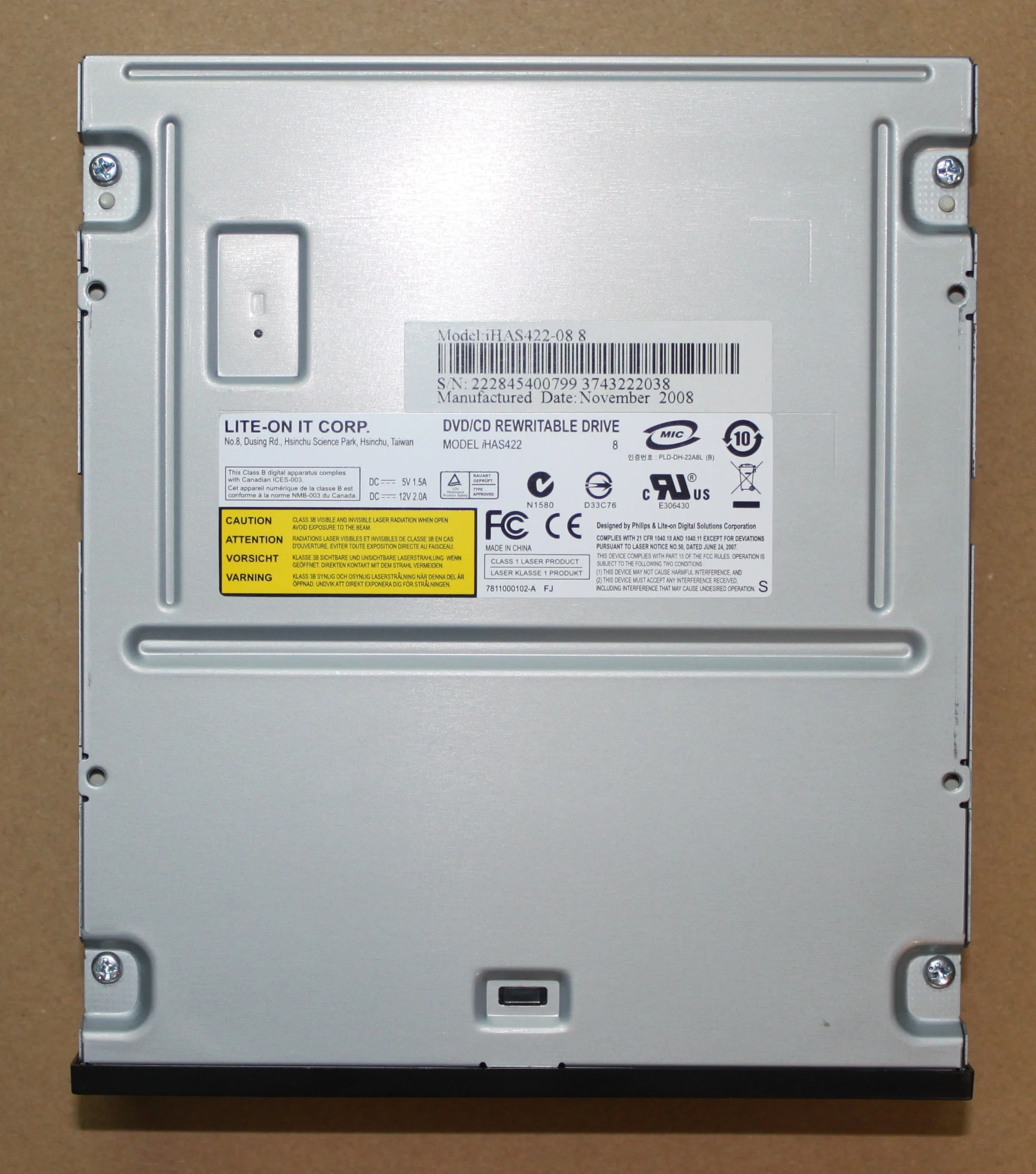 Lite-On DVD/CD rewritable Drive image indicator(2)