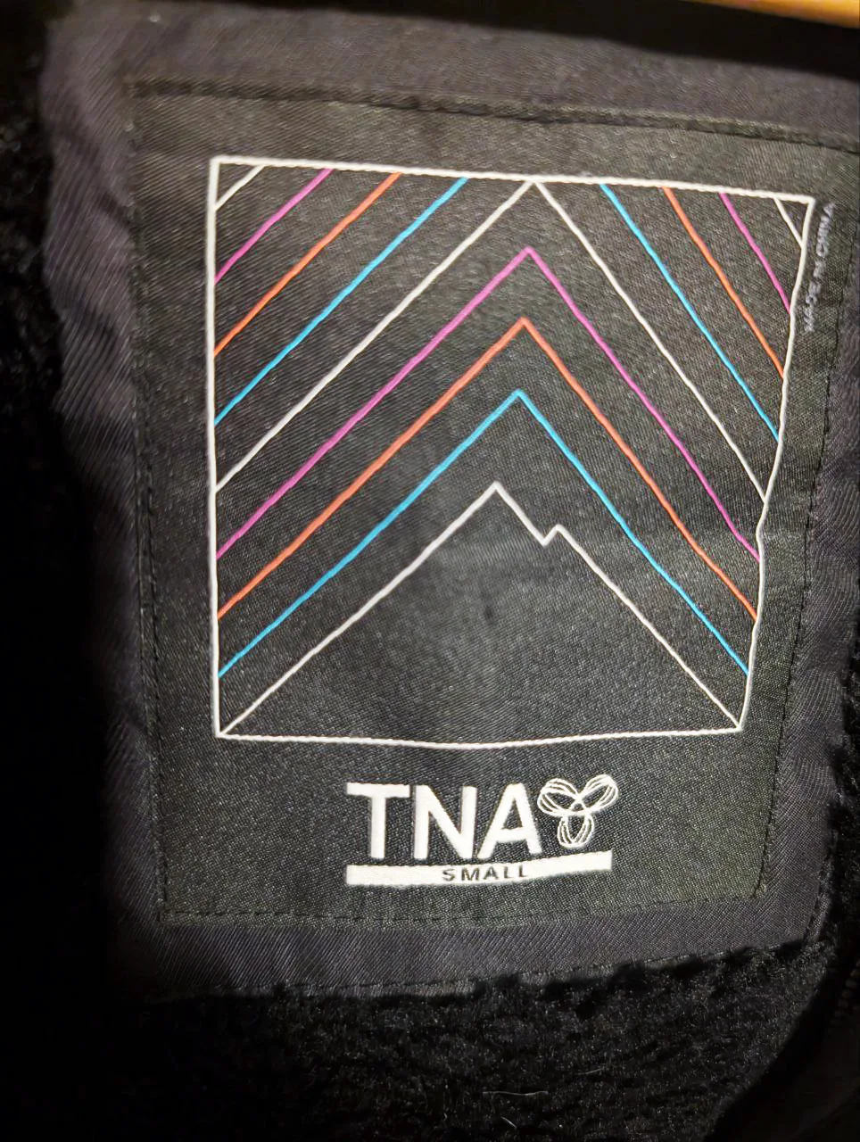 🔥 ARITZIA TNA Parka Black Long Coat Faux Fur Hood Women's (S) image indicator(8)