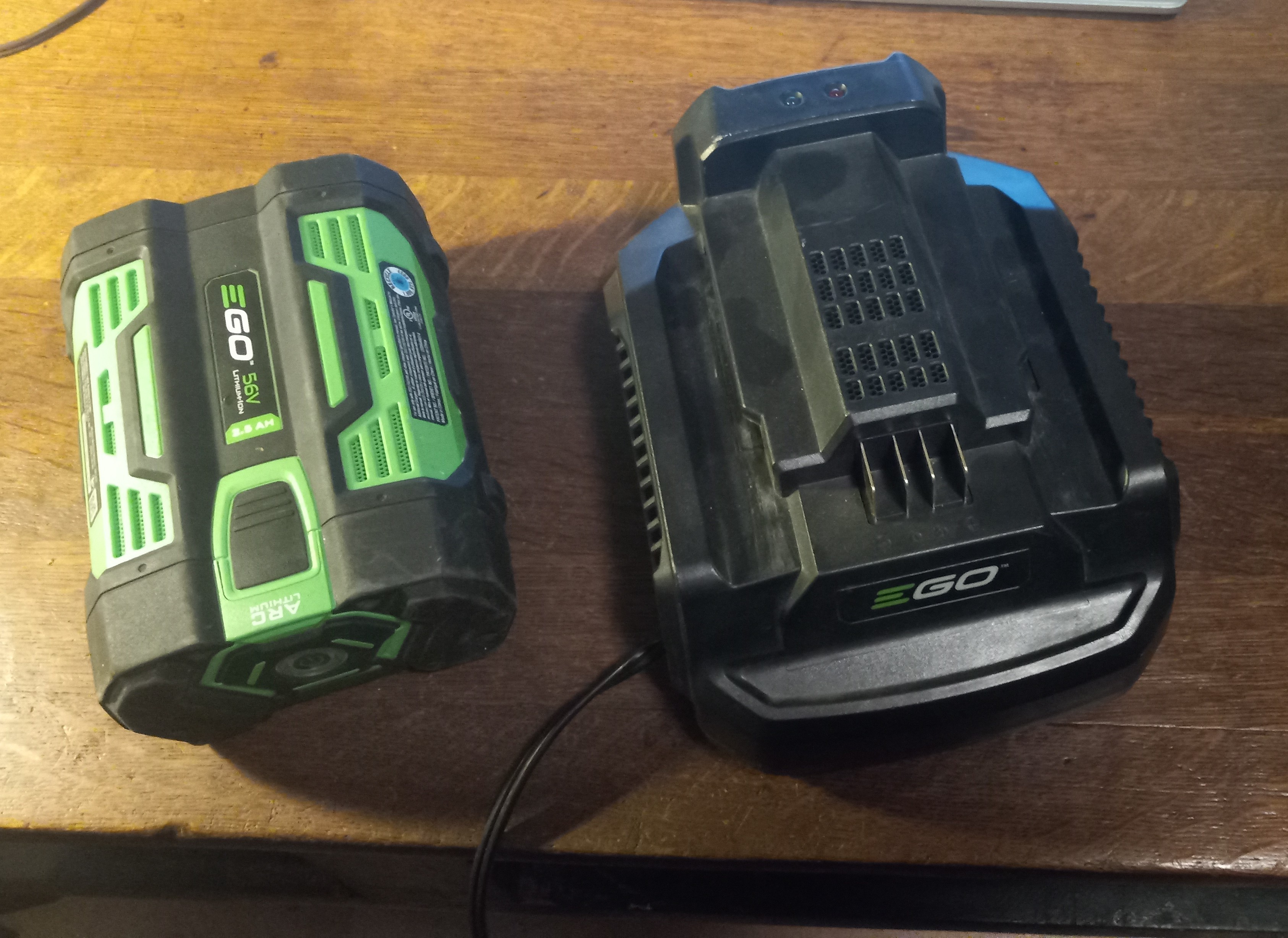 EGO Battery and Charger