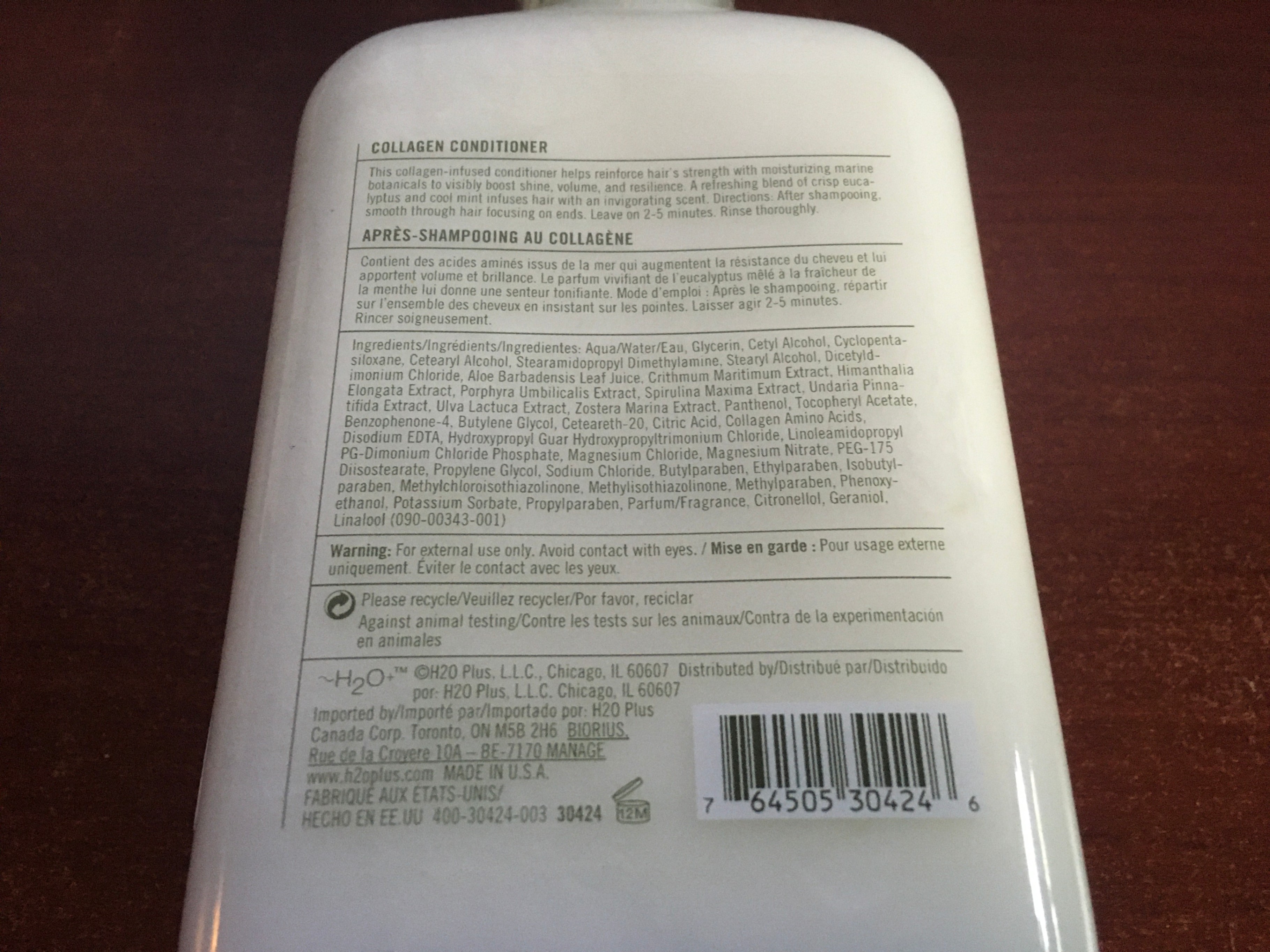 H2O+ Sea Marine Collagen Conditioner 12.2 fl oz - photo 3