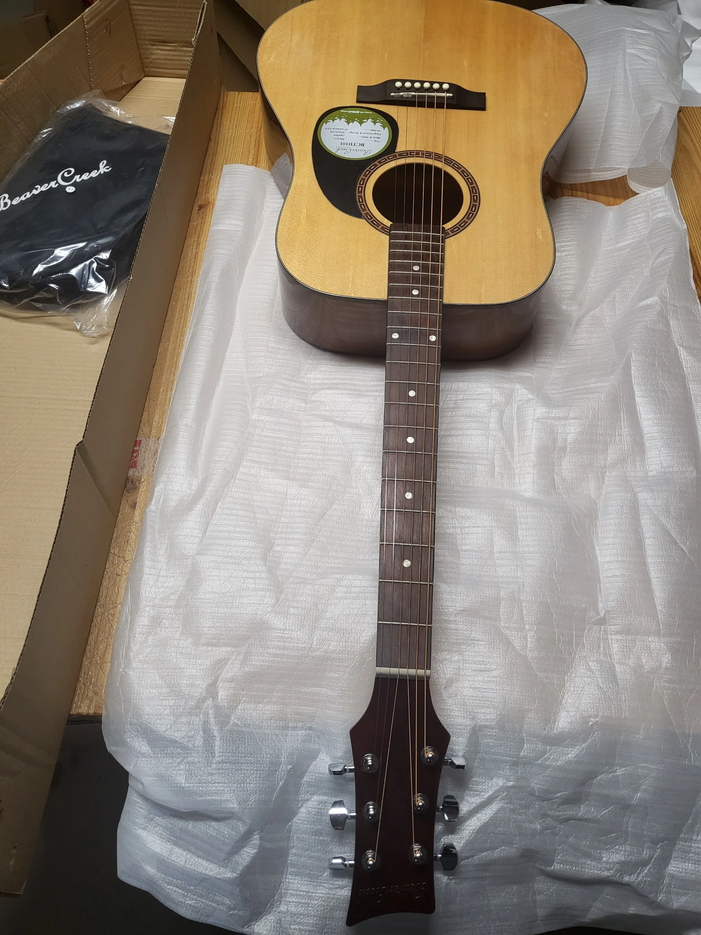 Beaver Creek BCTD101 Acoustic Guitar Brand New