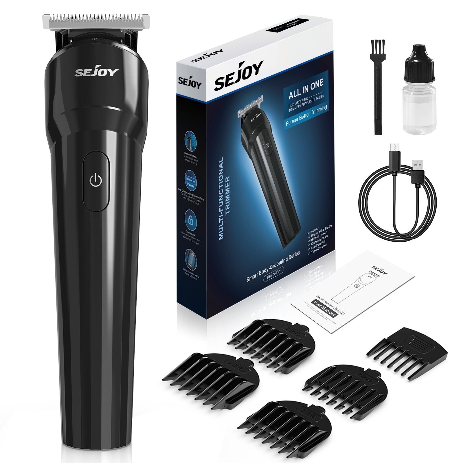 Sejoy Electric Hair Trimmer Cordless Professional Cutter Men - photo 2