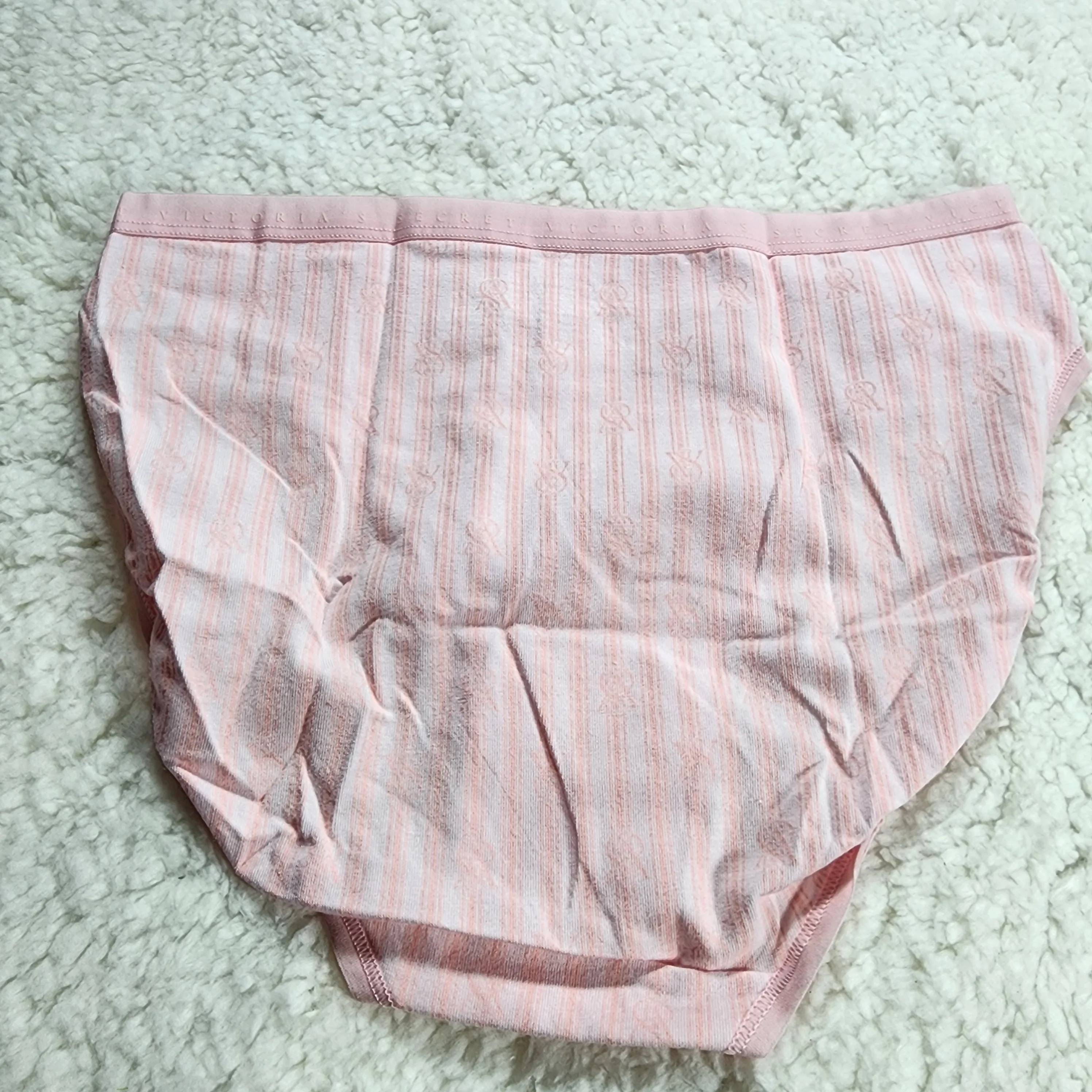 Lot of 3 Pink Victoria's Secret Panties, Size S, NEW WITH TAGS image indicator(8)