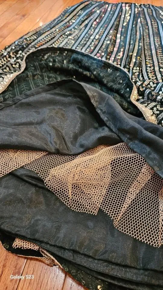 Sequin Embellished Lehenga Set image indicator(7)