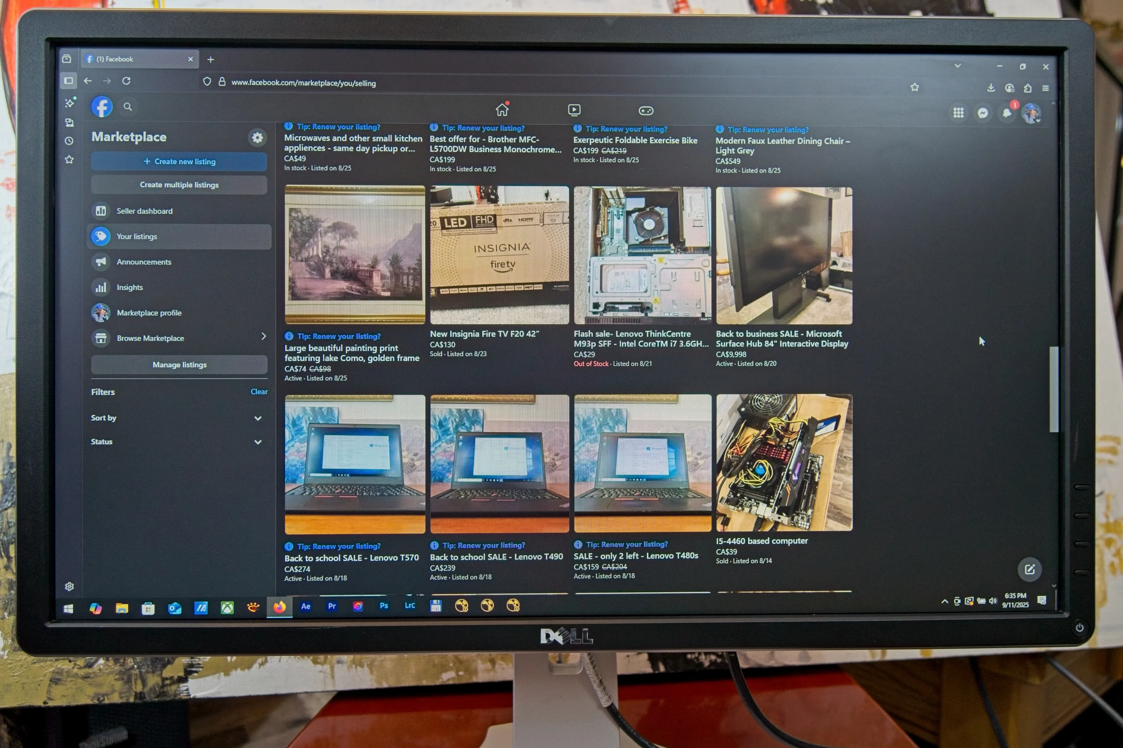 Dell P2414HB 24" IPS LED Monitor – Full HD 1080p