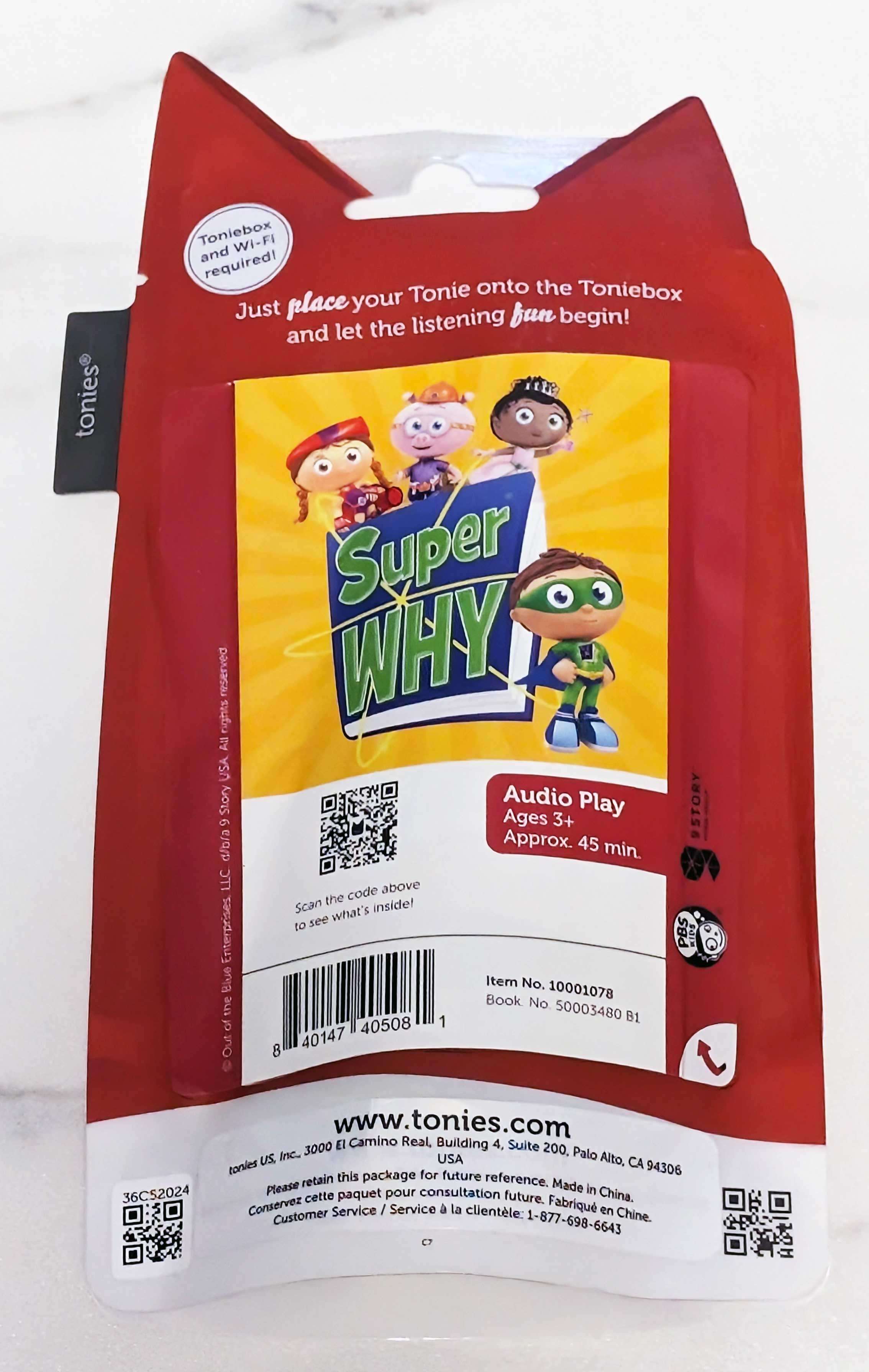 NEW - Tonie - Super Why! Audio Toy Figure - photo 2