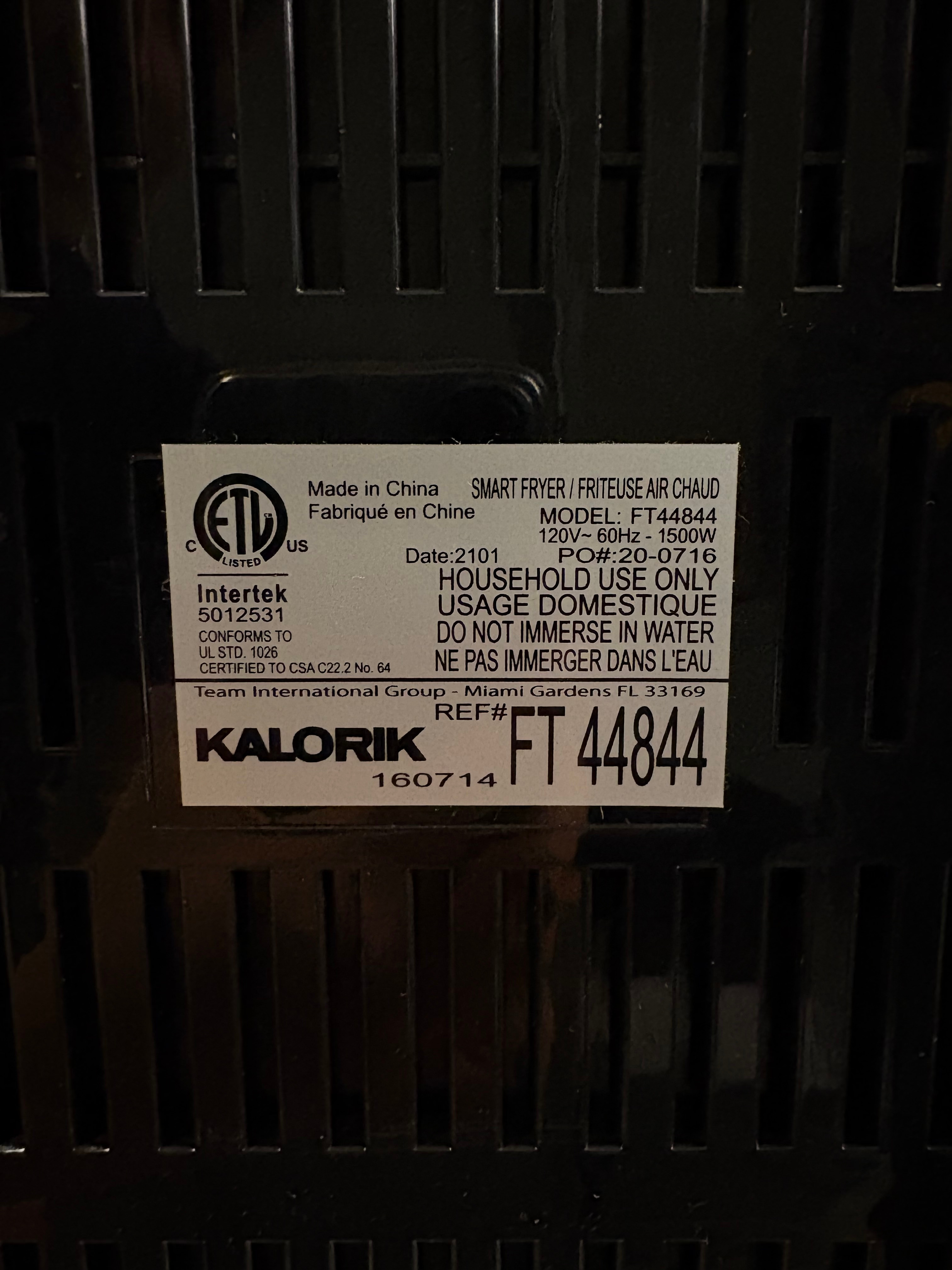 KALORIK Air Fryer - Like New Condition - photo 3