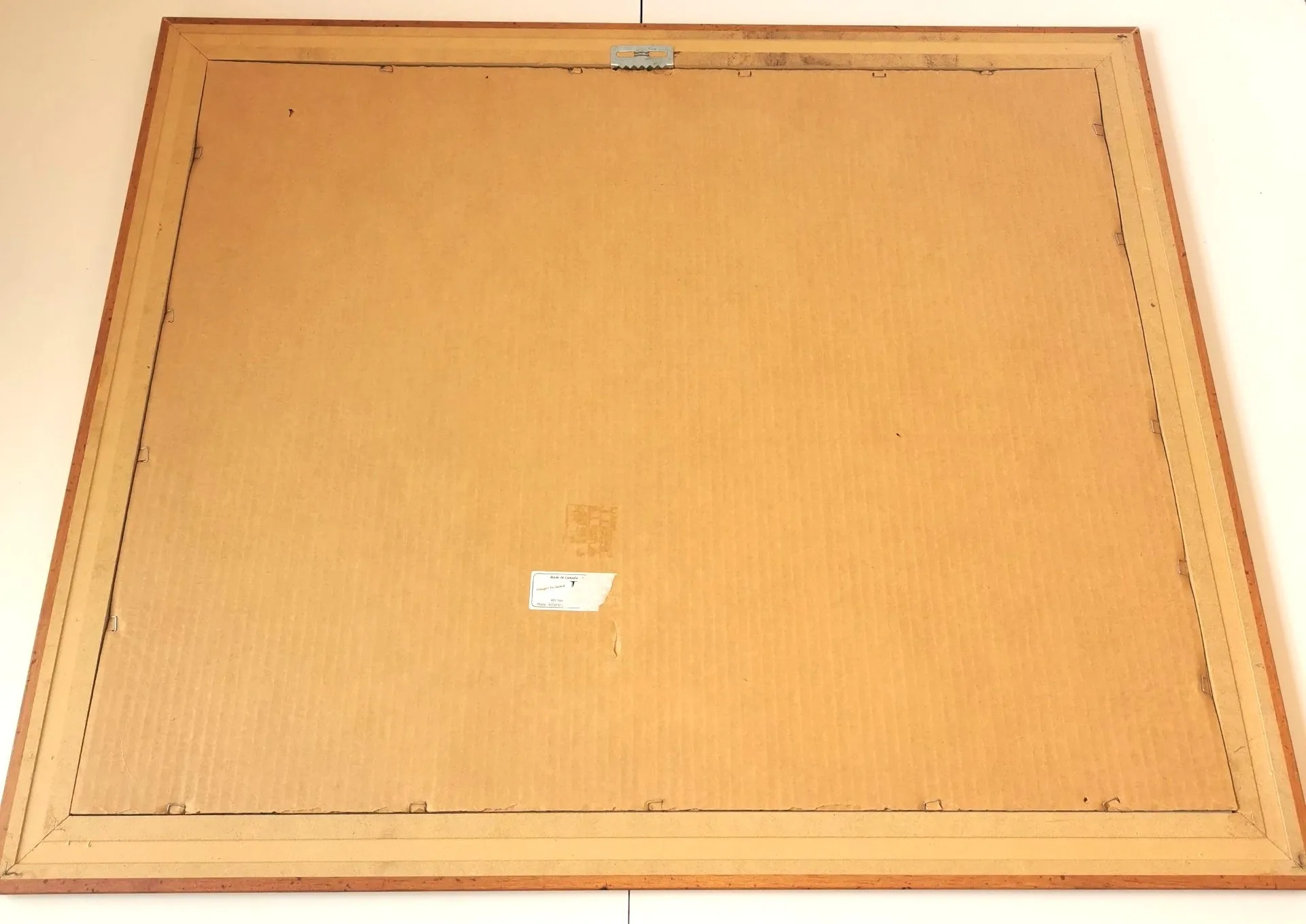 Beautifully Hardwood framed Monet Print Vintage image indicator(10)