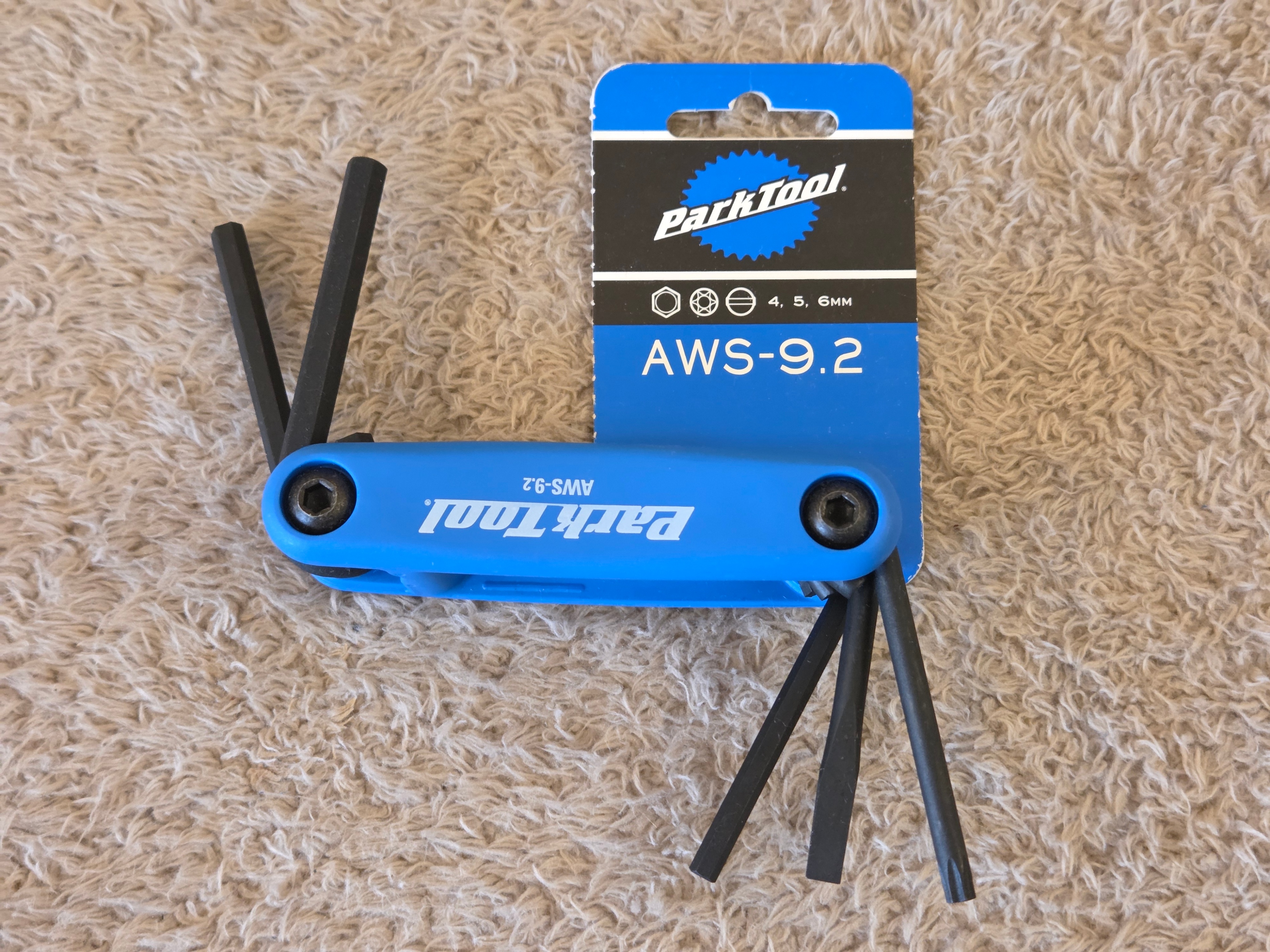 Park Tool AWS-9.2 Hex/T25/Flat Folding Set – like new