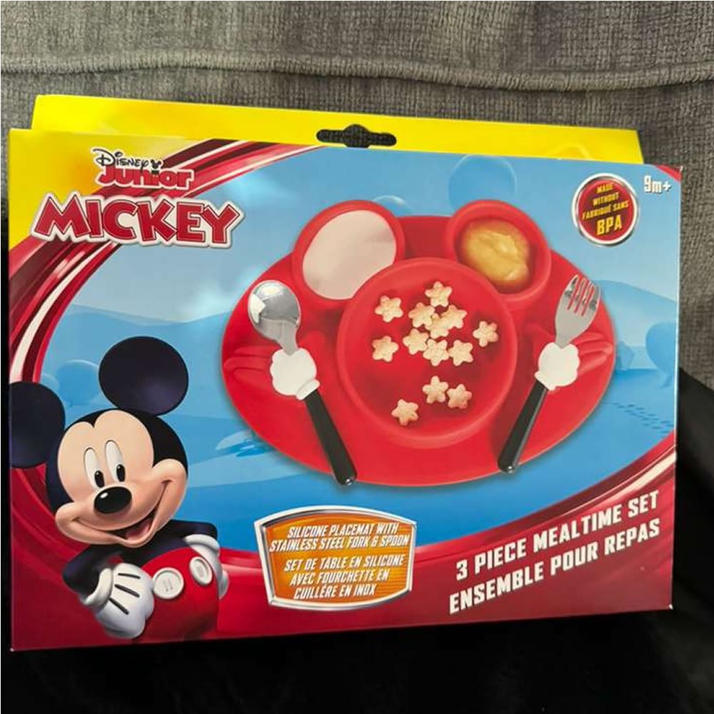 The First Years Disney Mickey Mouse 3-Piece Mealtime Set