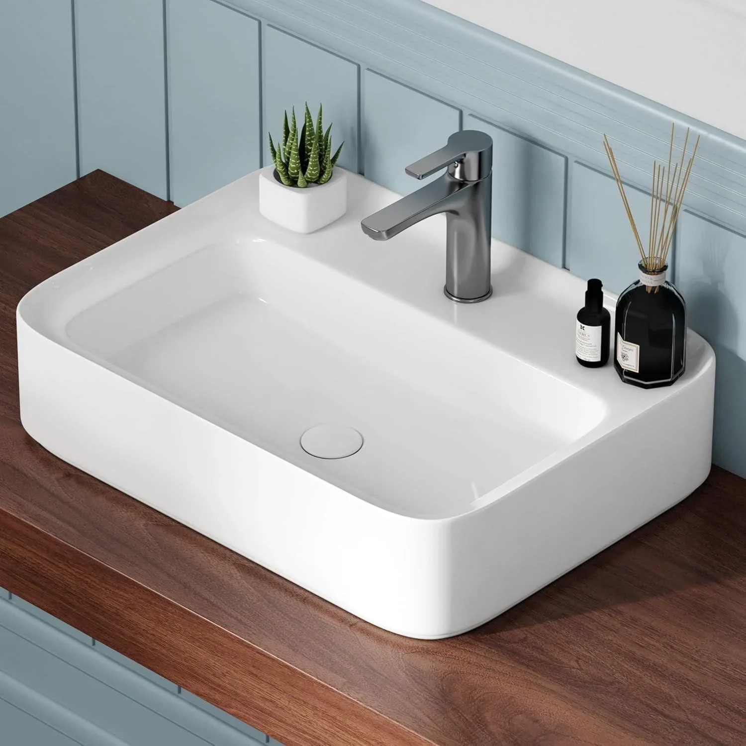 NEW wall mount Bathroom Vessel Sinks 24" x 18