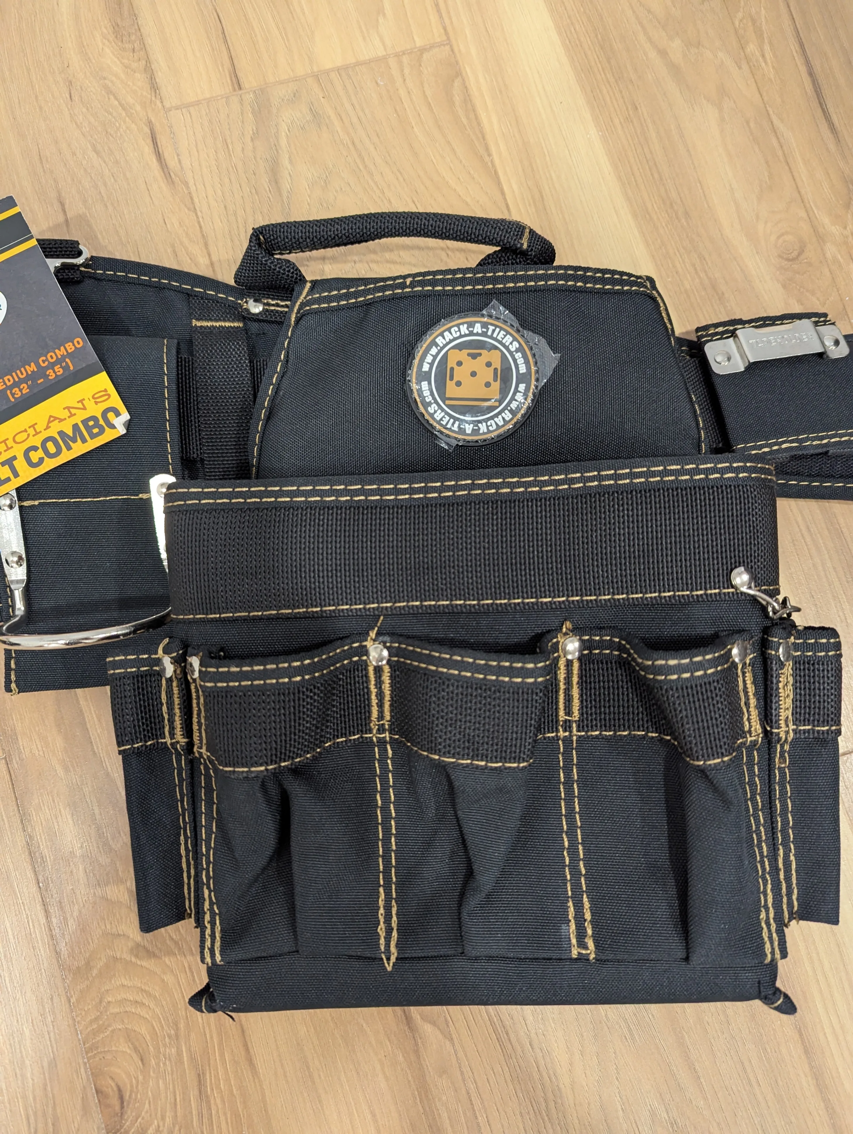 Rack-A-Tiers Electrician's Tool Belt & Bag Combo image indicator(9)