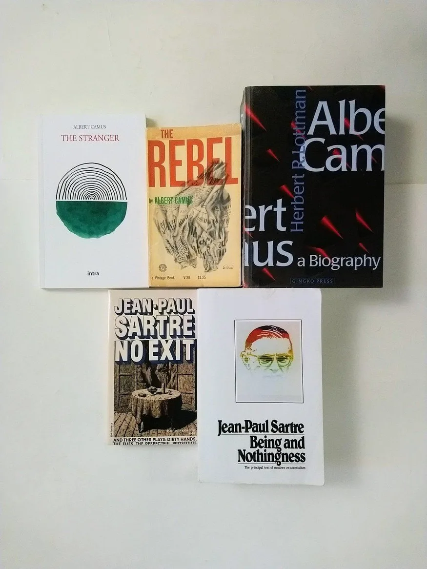 Albert Camus / Jean-Paul Sartre books!