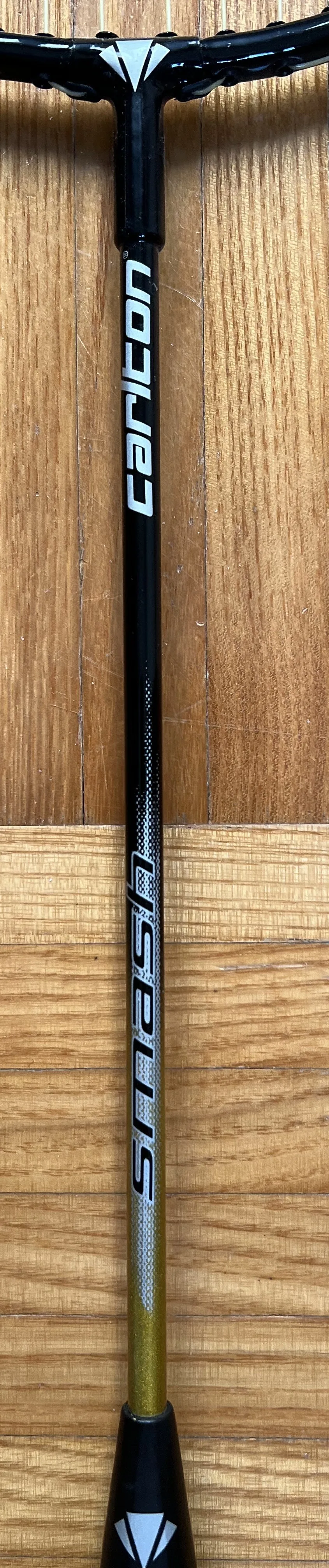Carlton Smash Badminton Racquet Black and Gold