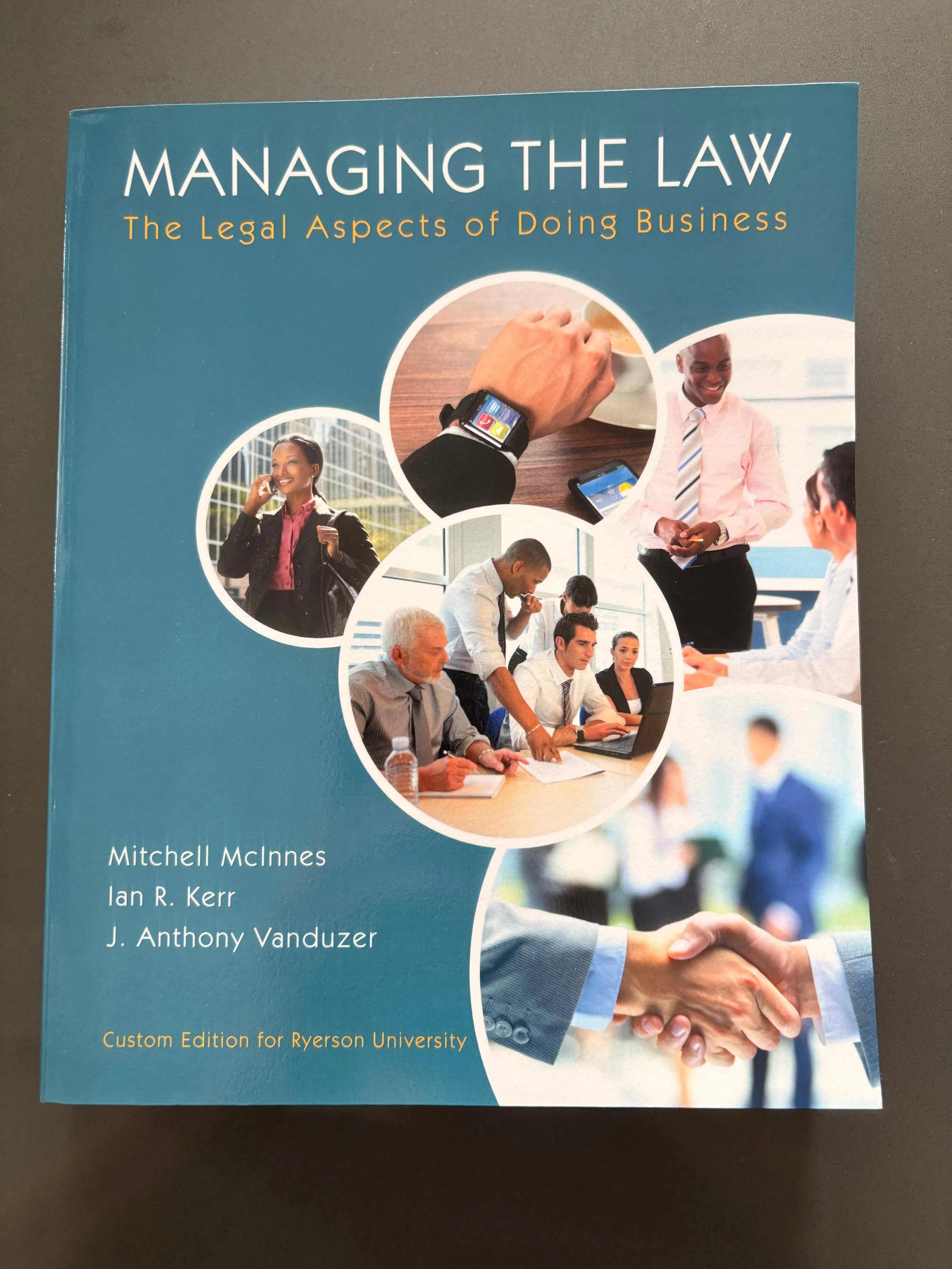 Managing the Law: The Legal Aspects of Doing Business (TMU)