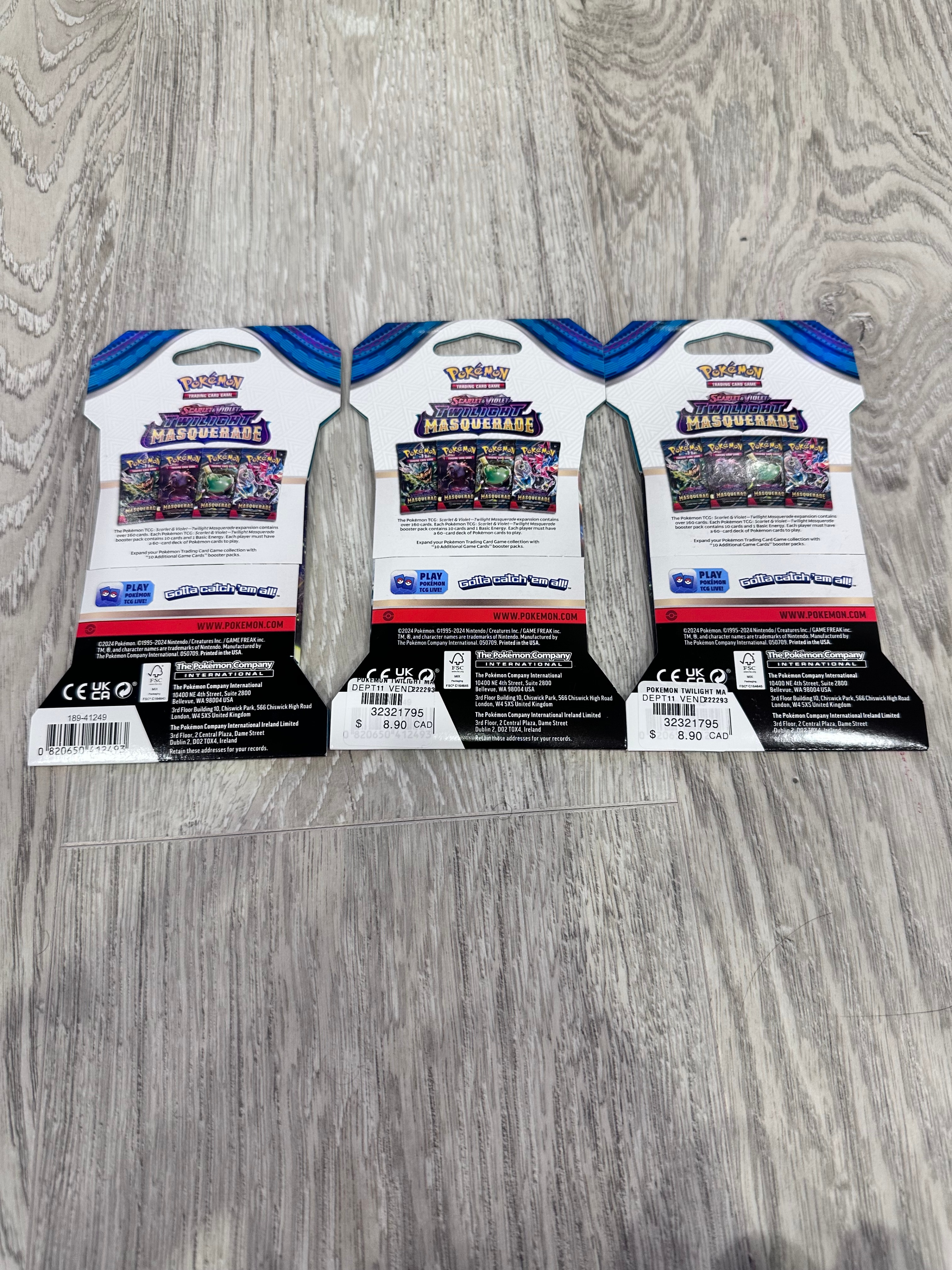Pokemon Sealed Twilight Masquerade Packs - photo 3