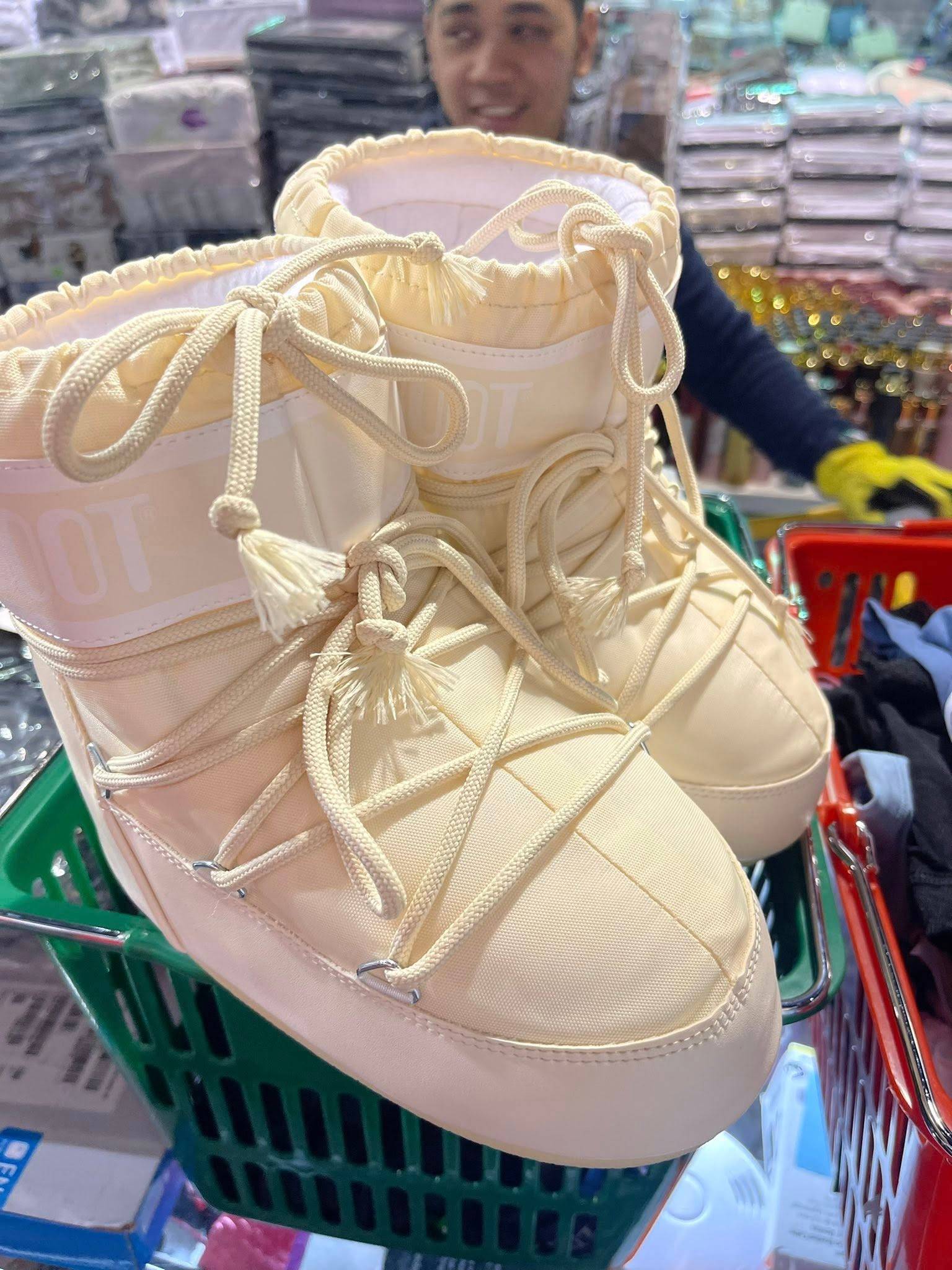 ICON LOW CREAM RUBBER BOOTS – Cream Color - photo 3