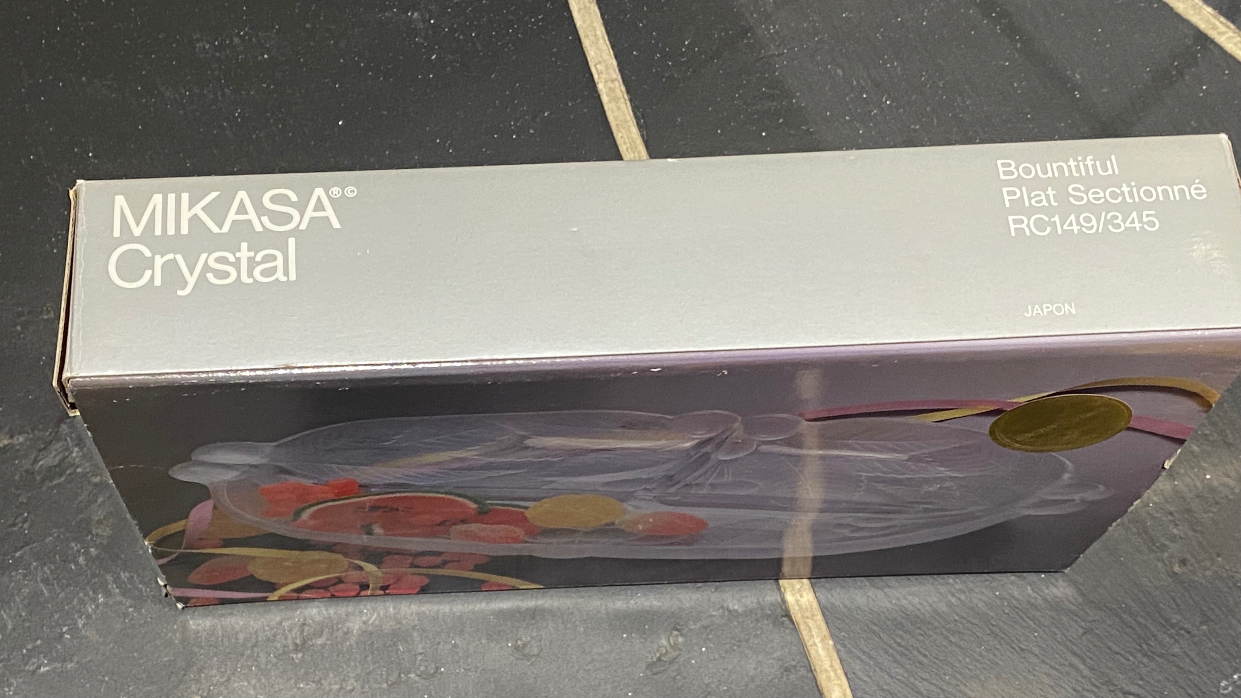 Mikasa Crystal sectional plate