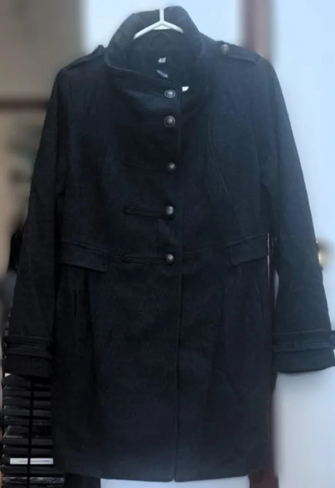 H&M Wool-blend Military-style Jacket or Peacoat