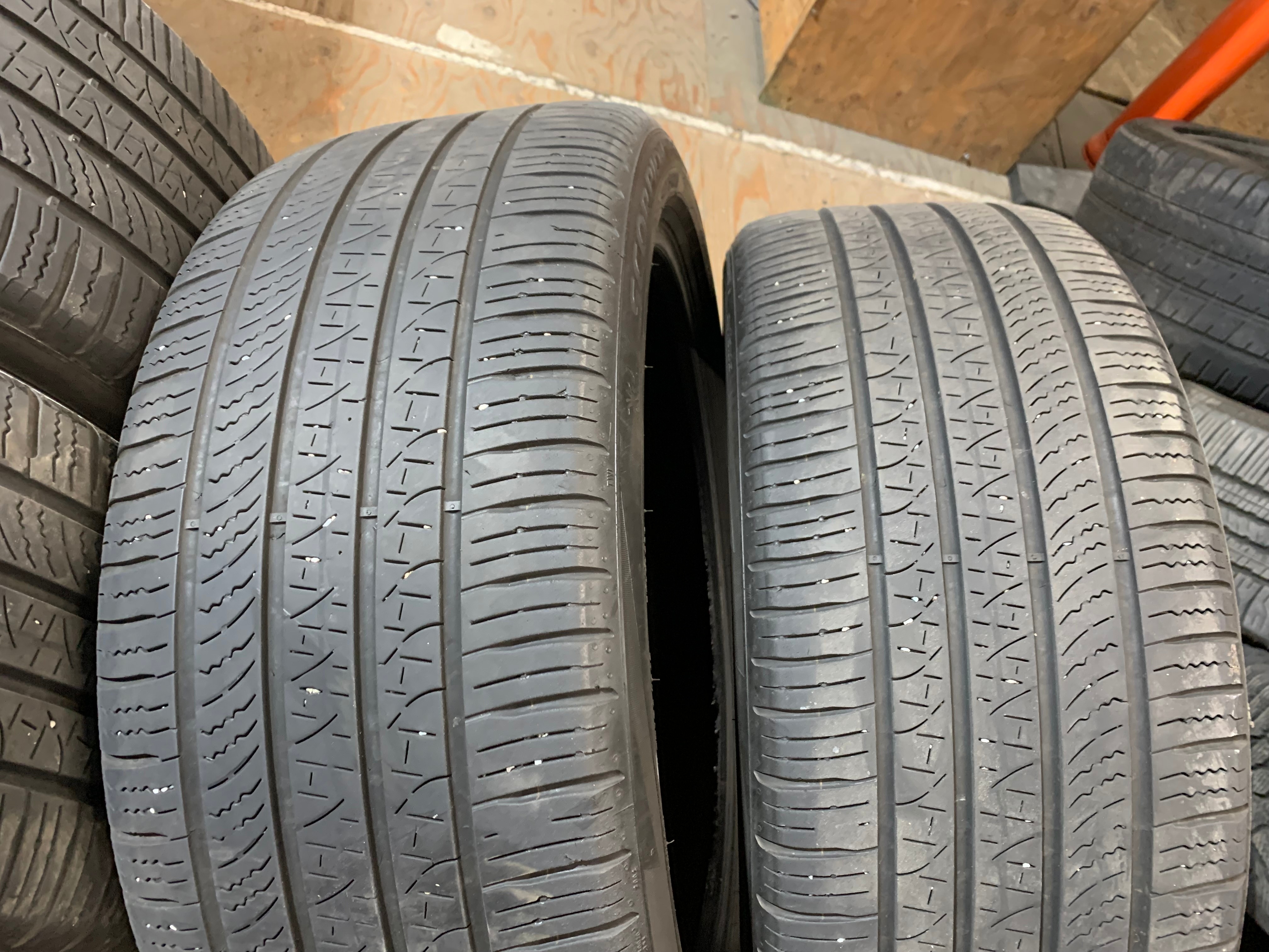 SET of 255/40/20 M+S 101H Pirelli scorpion zero A/S w good tread - photo 4