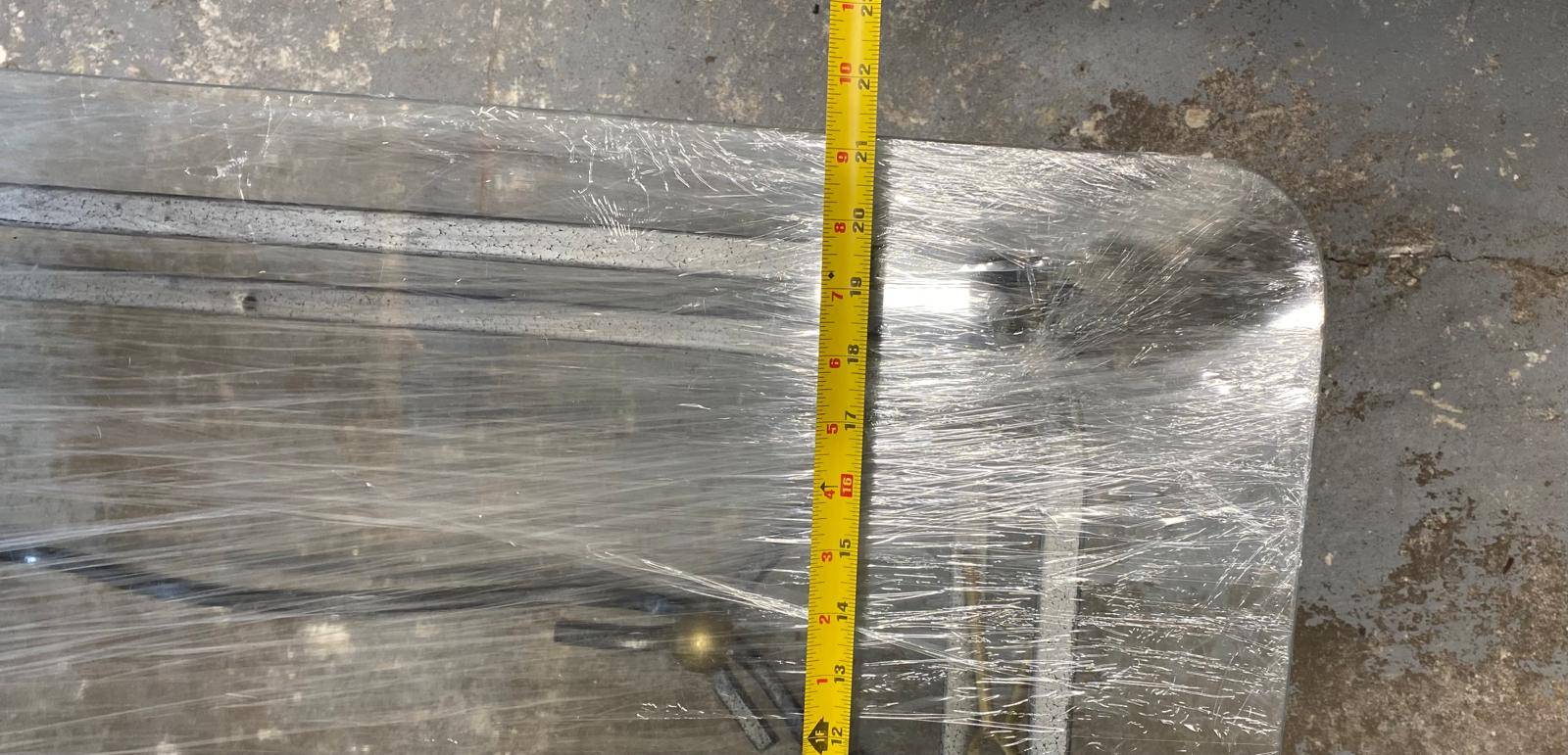 Glass Top Coffee Table - 43.5 " x 21 " - photo 3