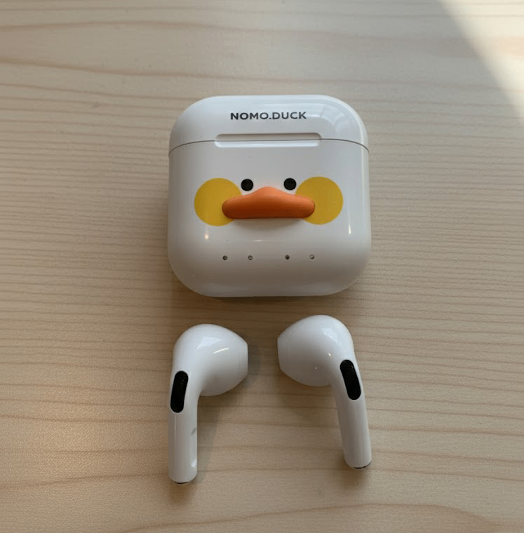 Sibyl Cute Duck Character Bluetooth Earbuds #gifting