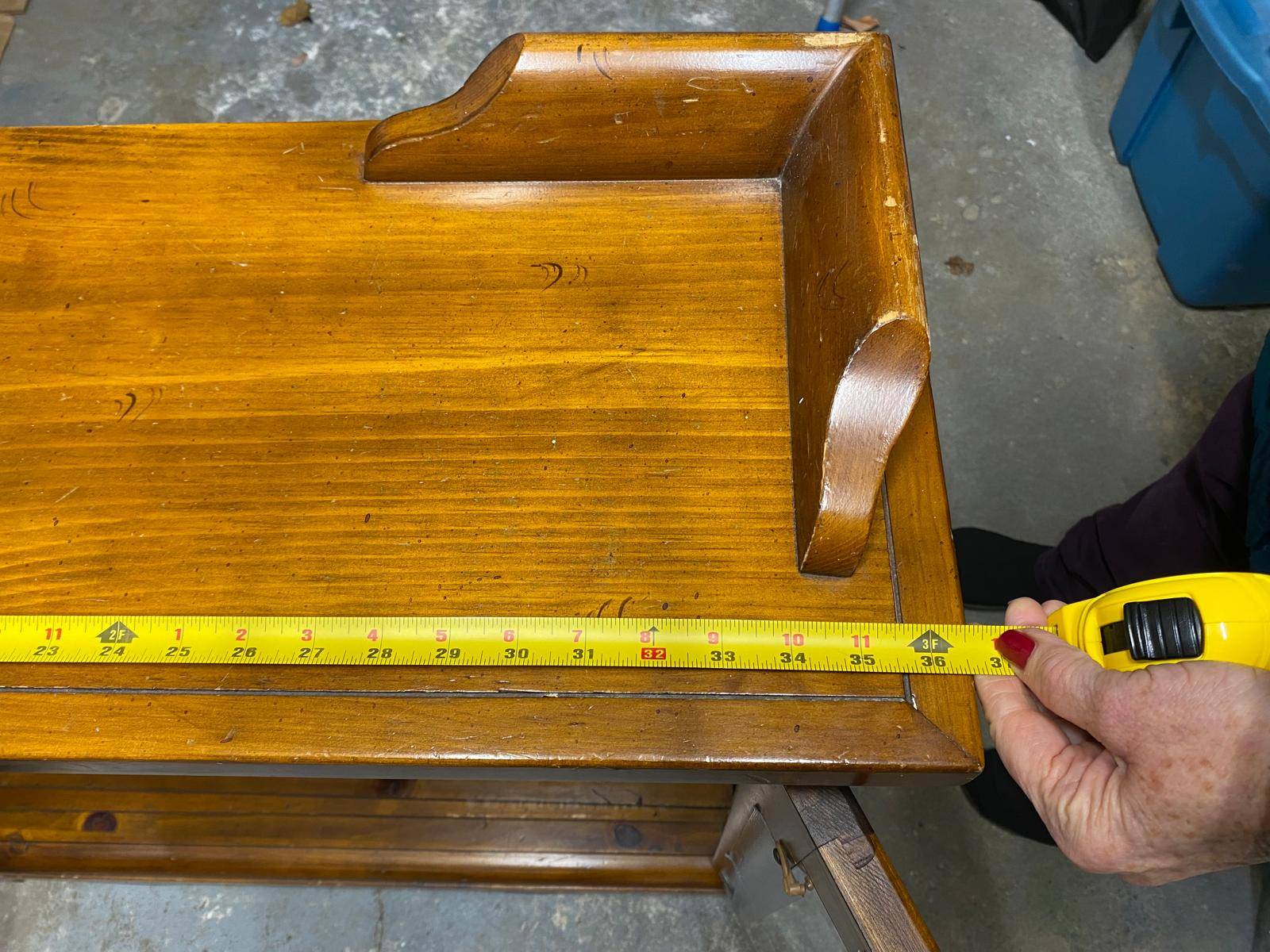 Mini China Glass Cabinet, with one interior shelf - photo 3