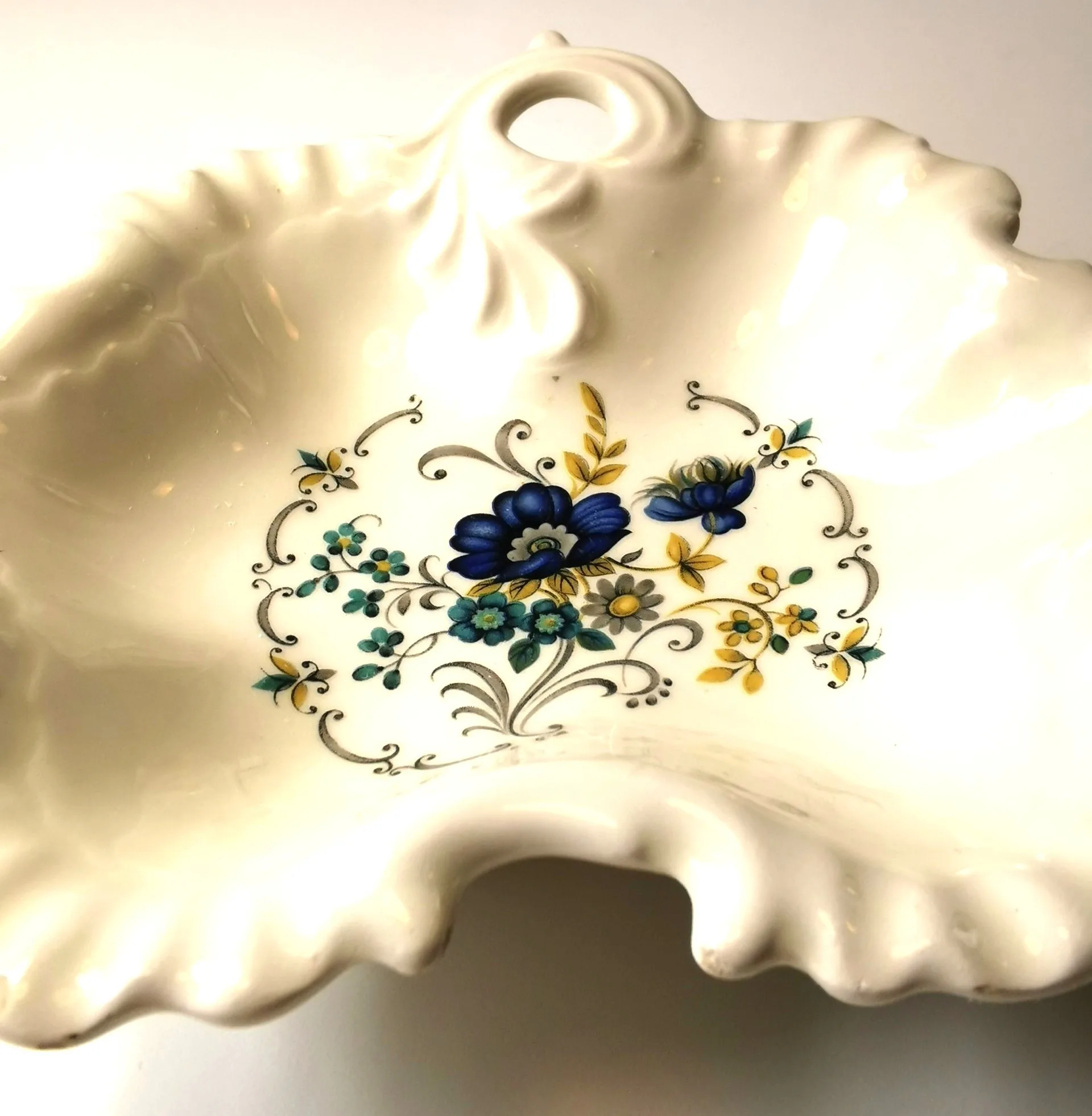 Candy Dish Limoge France Botanical Vintage Porcelain image indicator(9)