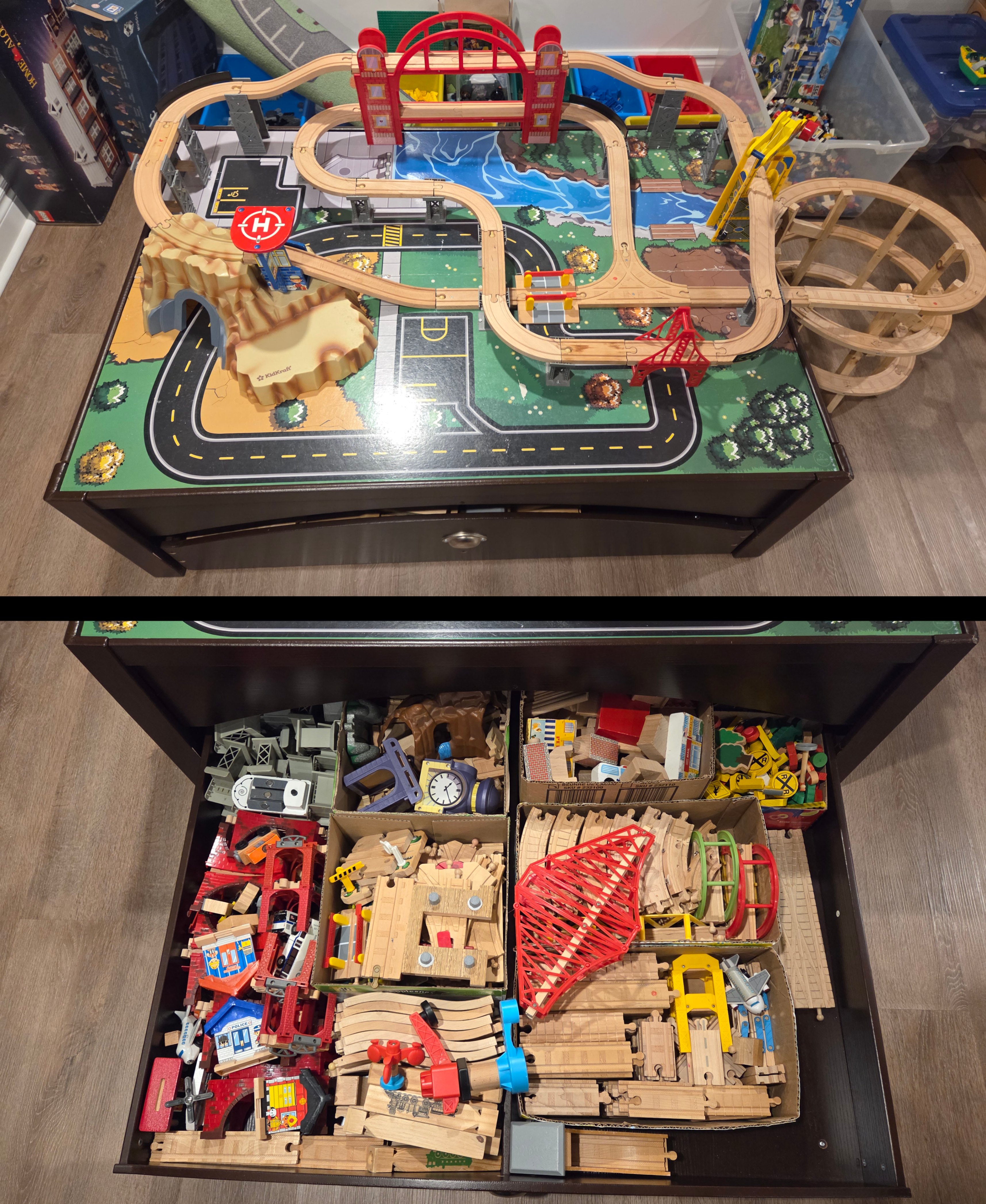 KidKraft Metropolis Train Table Set + BONUS items!