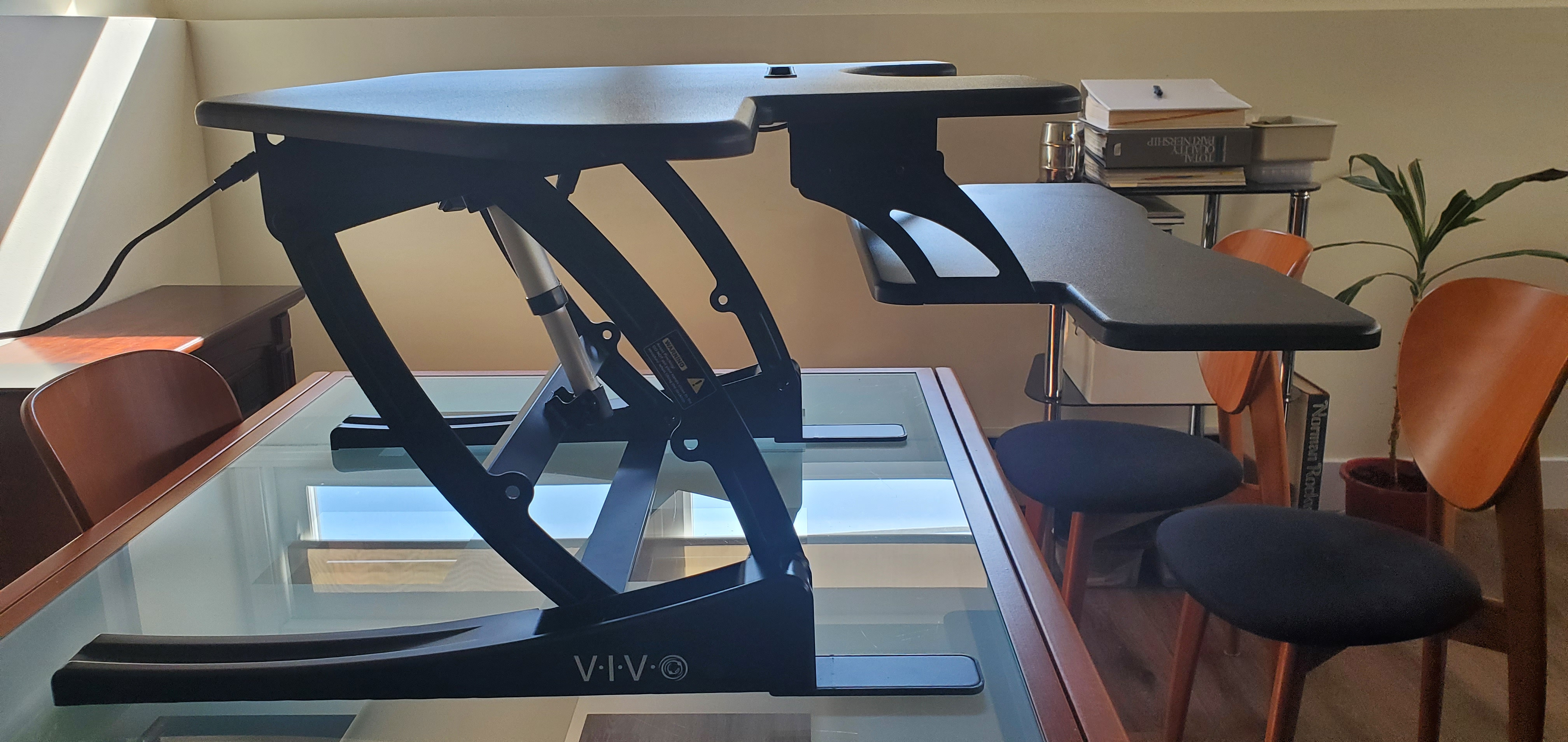 VIVO Black Standing Desk Converter - photo 3
