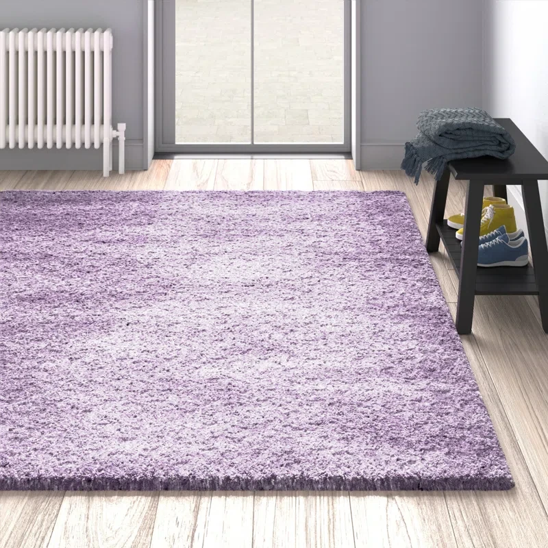 5x7 Plush Purple Area Rug | Wayfair Delane Lilac Area Rug - photo 3