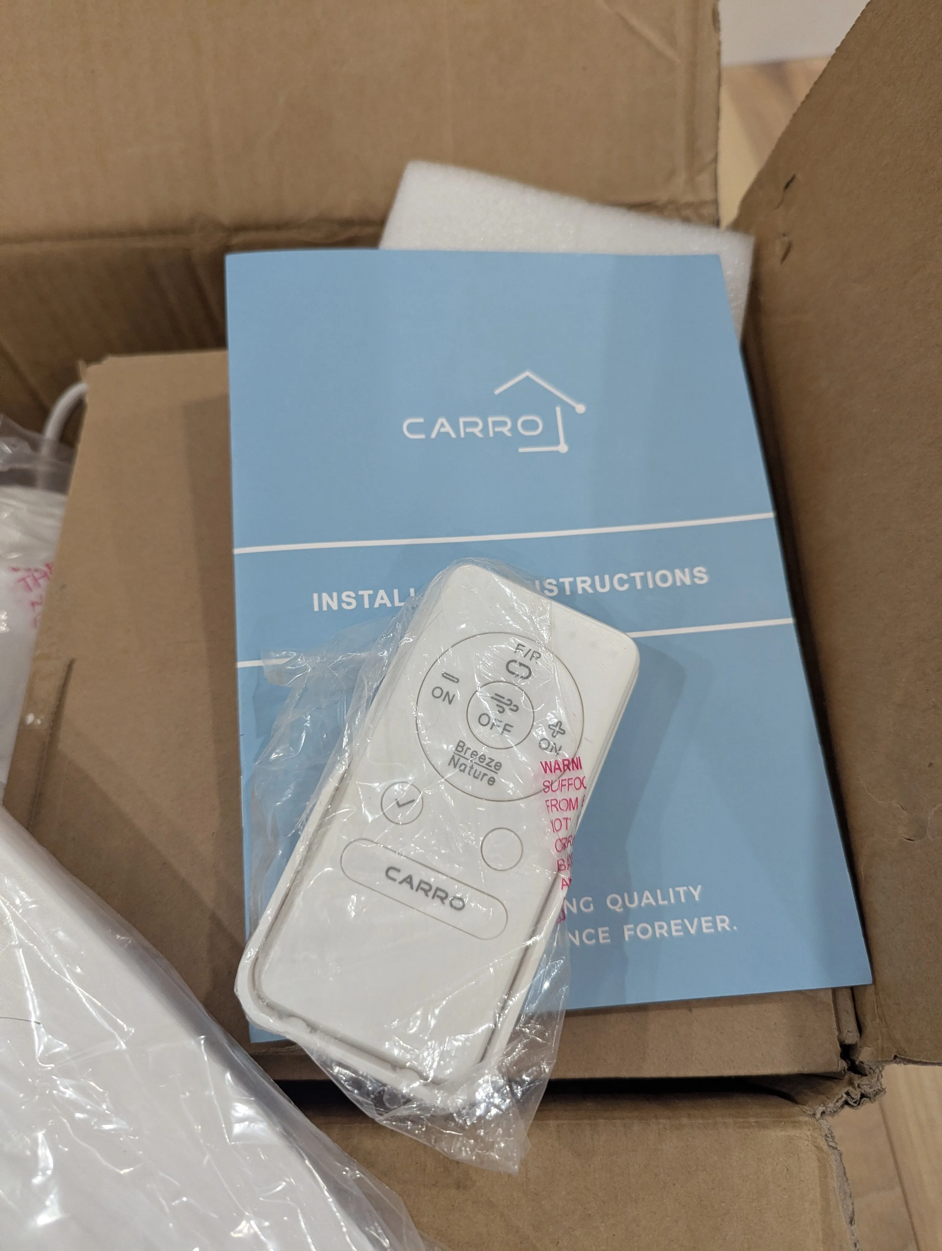 Ceiling Fan - Flush Mount White 52" image indicator(9)