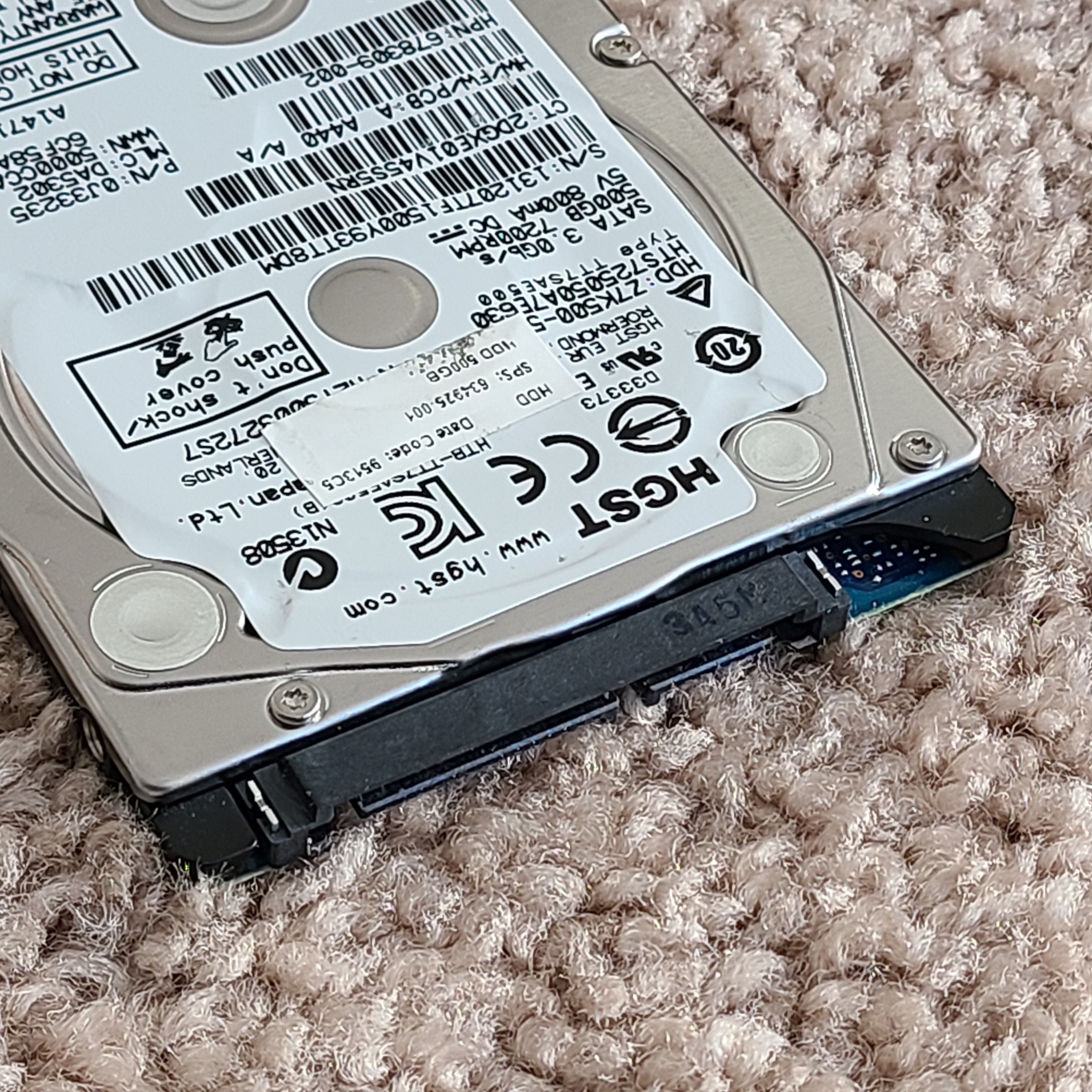 HGST 2.5" 500GB internal hard drive (1 pc) - photo 4