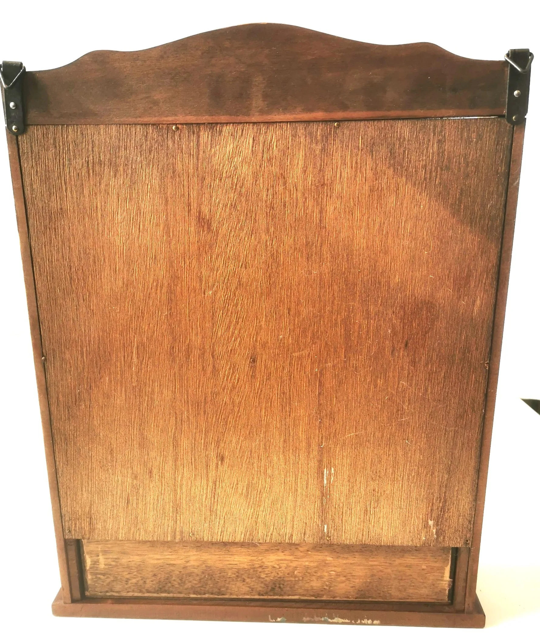 1960s Mini Curio Wood Cabinet Spice Rack Display Figurines Incl. image indicator(3)