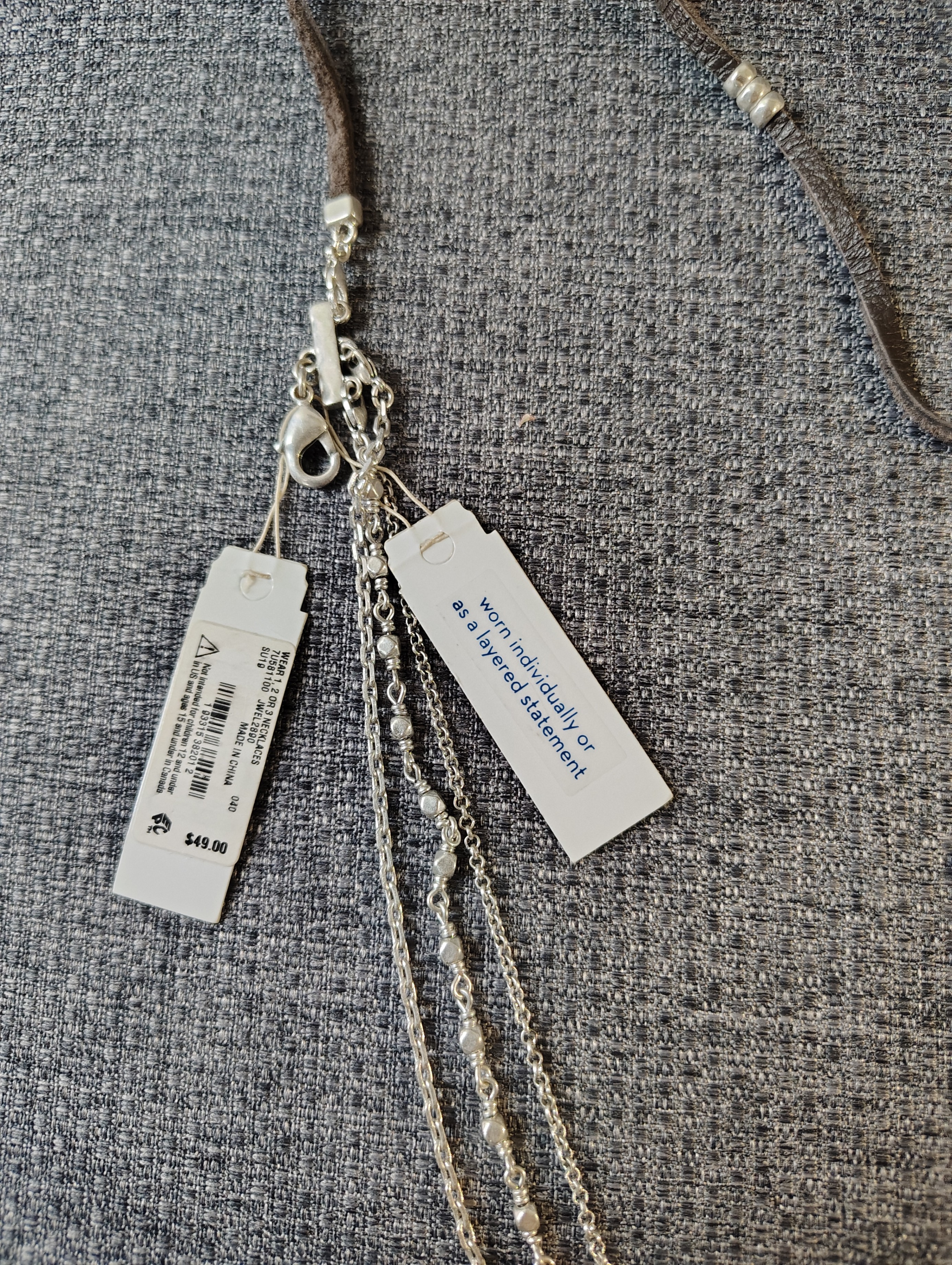 NEW NECKLACE- Lucky Brand (Macy's US price tag, Sale) - photo 3