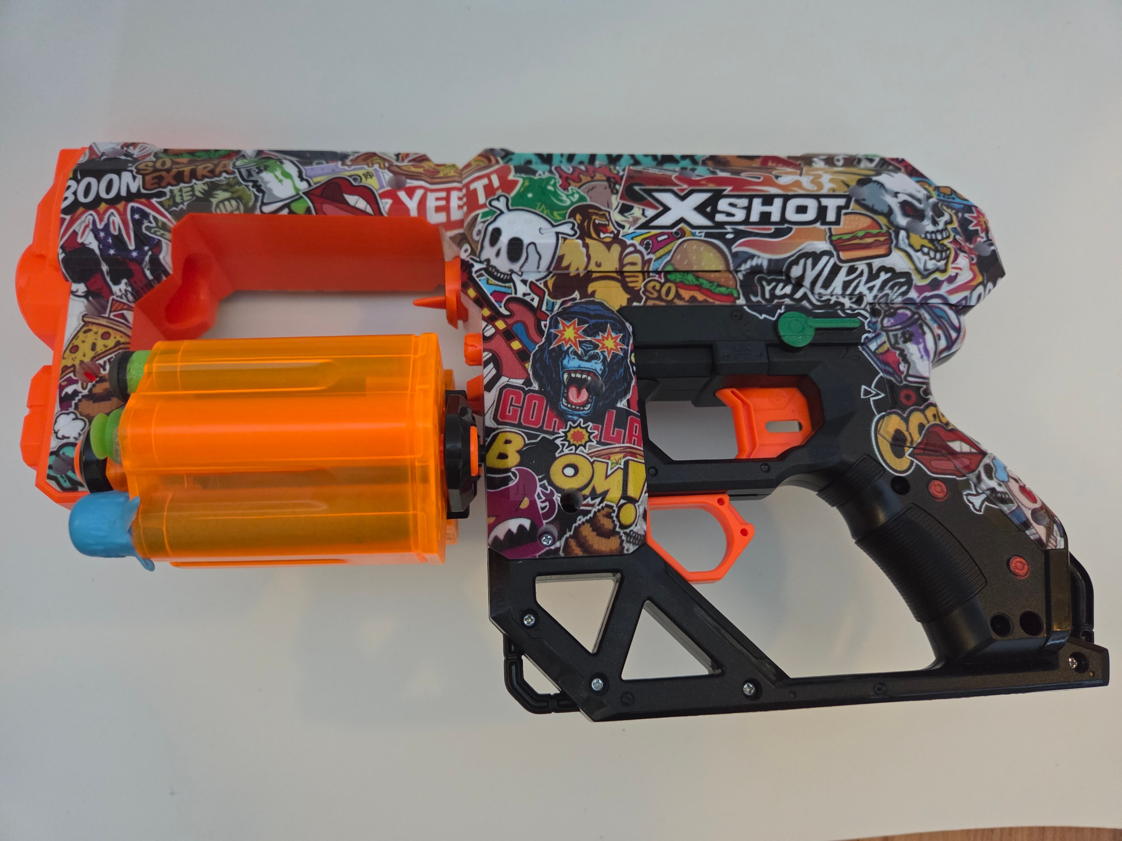 X-Shot Skins XCESS blaster – dual drums, 8 darts - photo 4