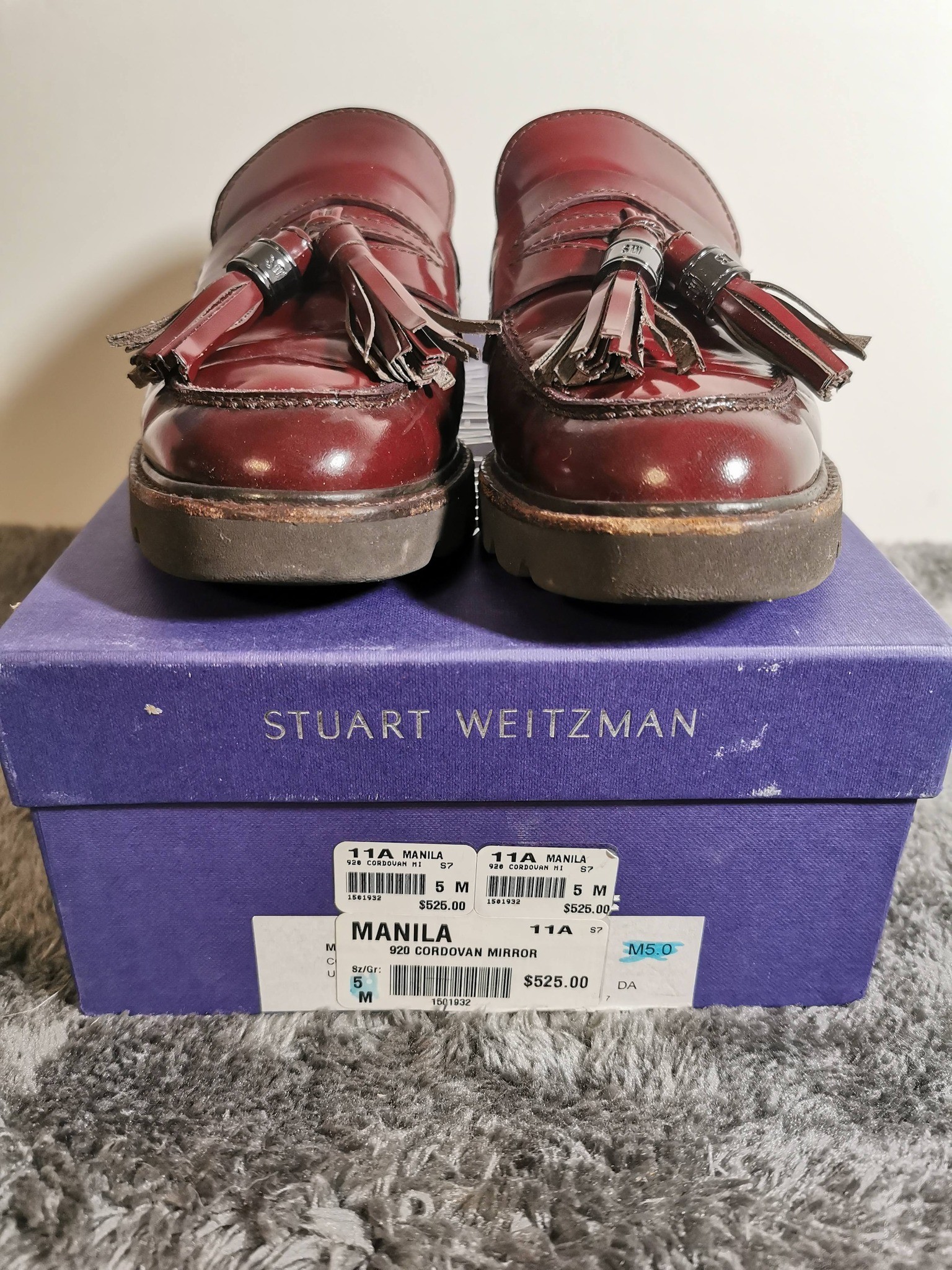 Stuart Weitzman Manila Tassel Loafers - Size 5M - photo 2