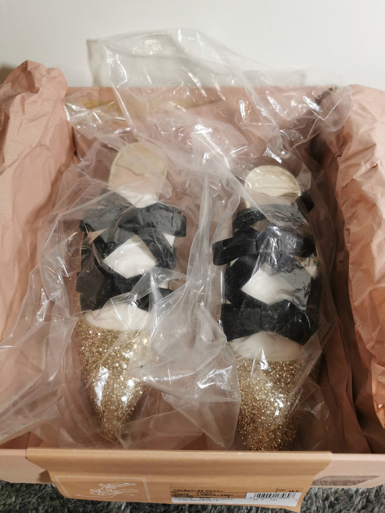 Miu Miu Glitter Ballerina Heels - Size 35.5 - photo 5