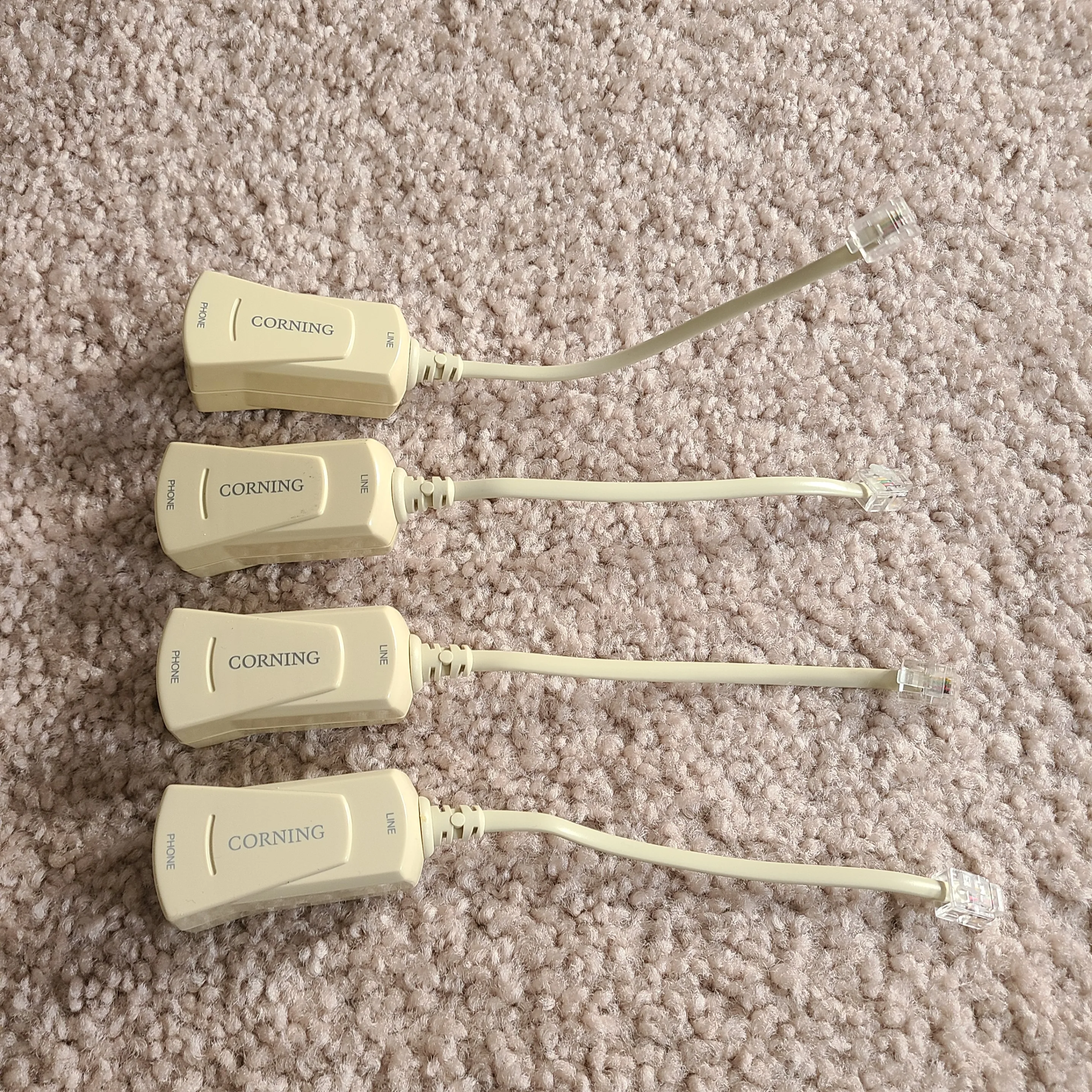 Corning CPS-S100-0A-CN DSL micro-filter (4 pcs)