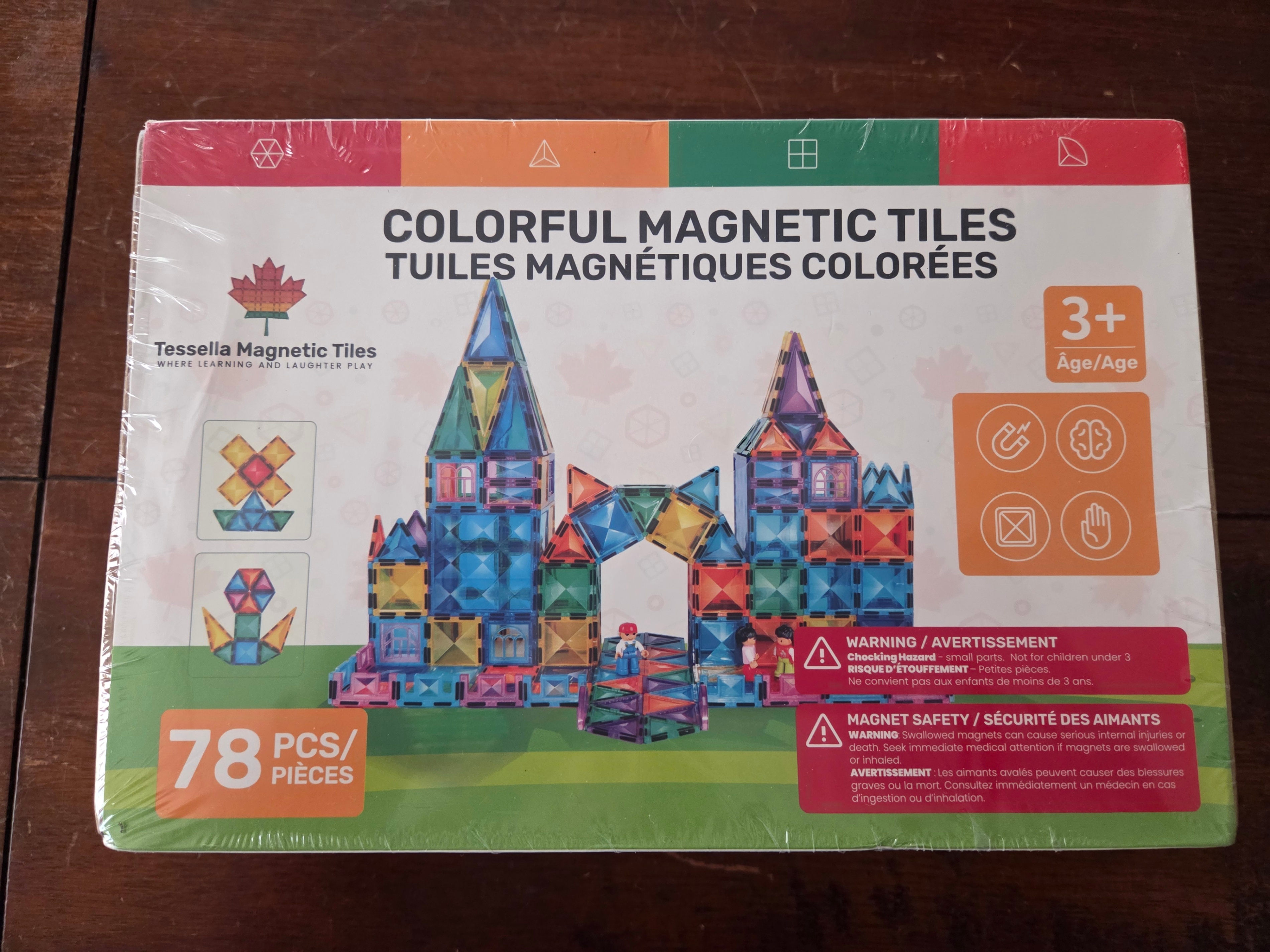Tessella Magnetic Tiles - 78 Pieces