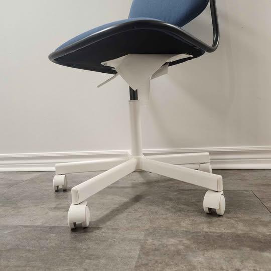 IKEA ÖRFJÄLL Swivel Chair - Modern Blue & Black - Like New! - photo 3