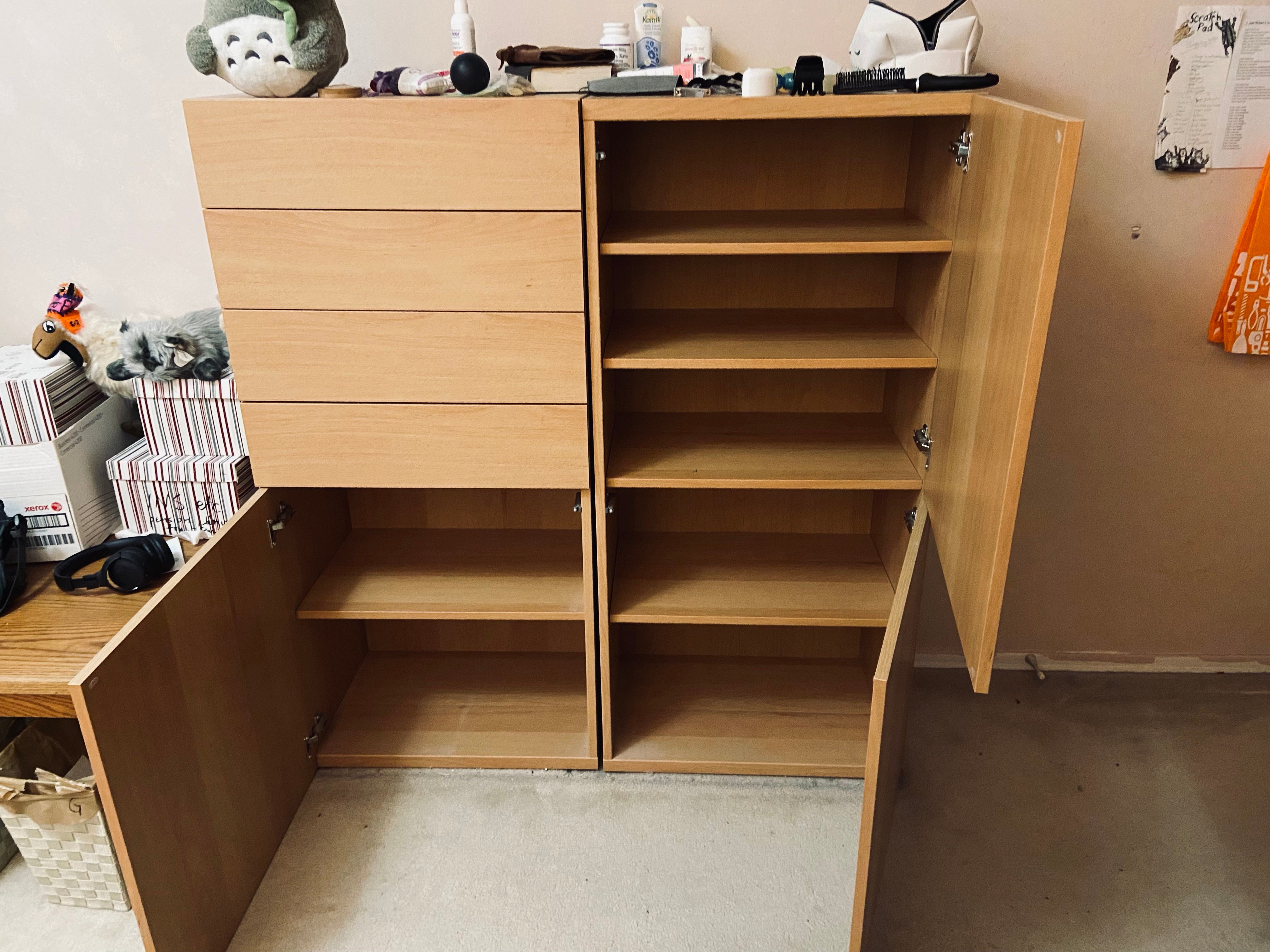 Ikea cabinet with drawers