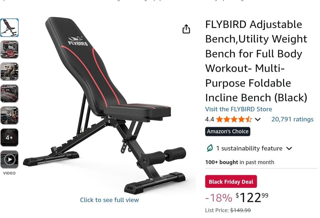 BRAND NEW GYM Bench- Black - photo 2